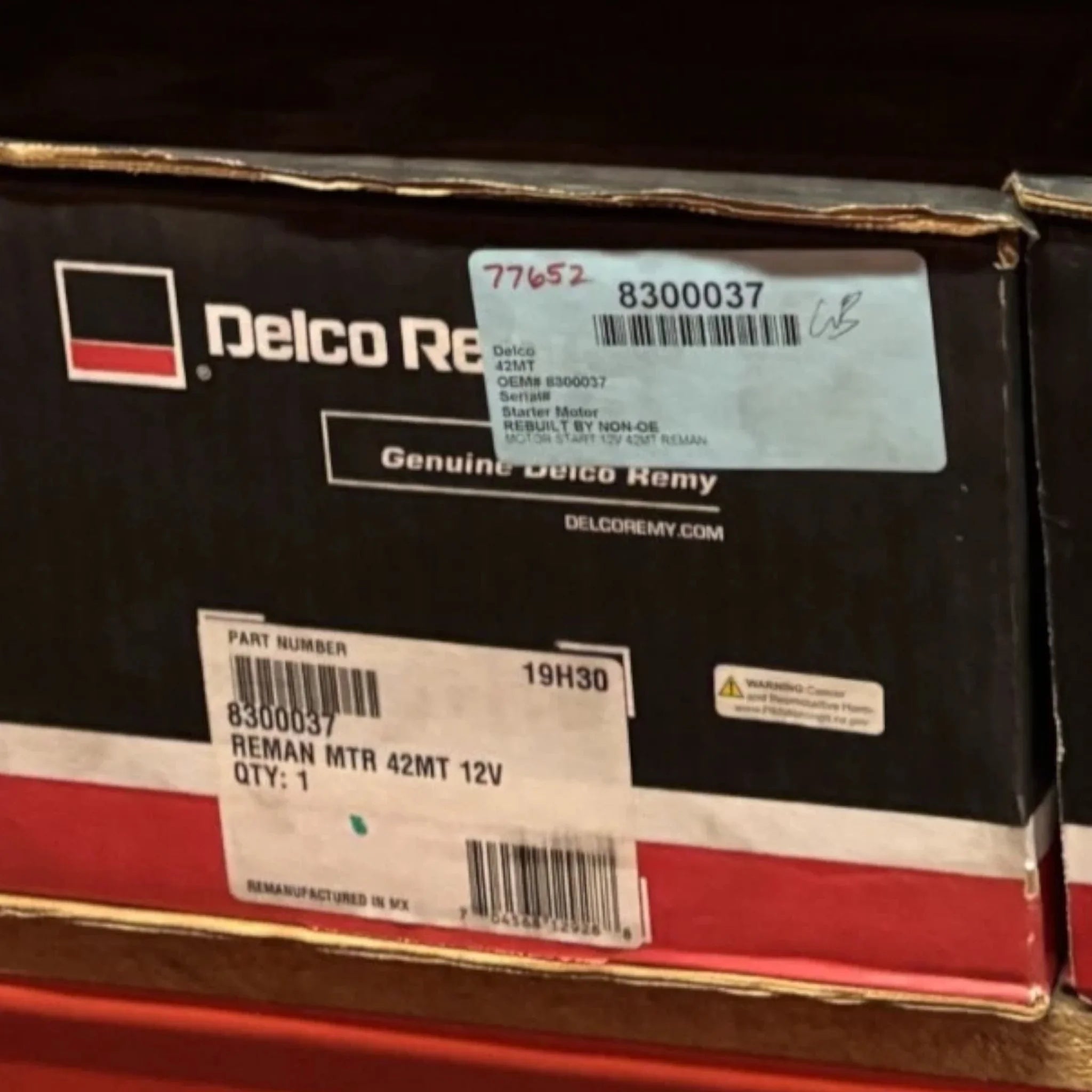 8300037 Genuine Delco Ramy Starter Motor 42MT 12V