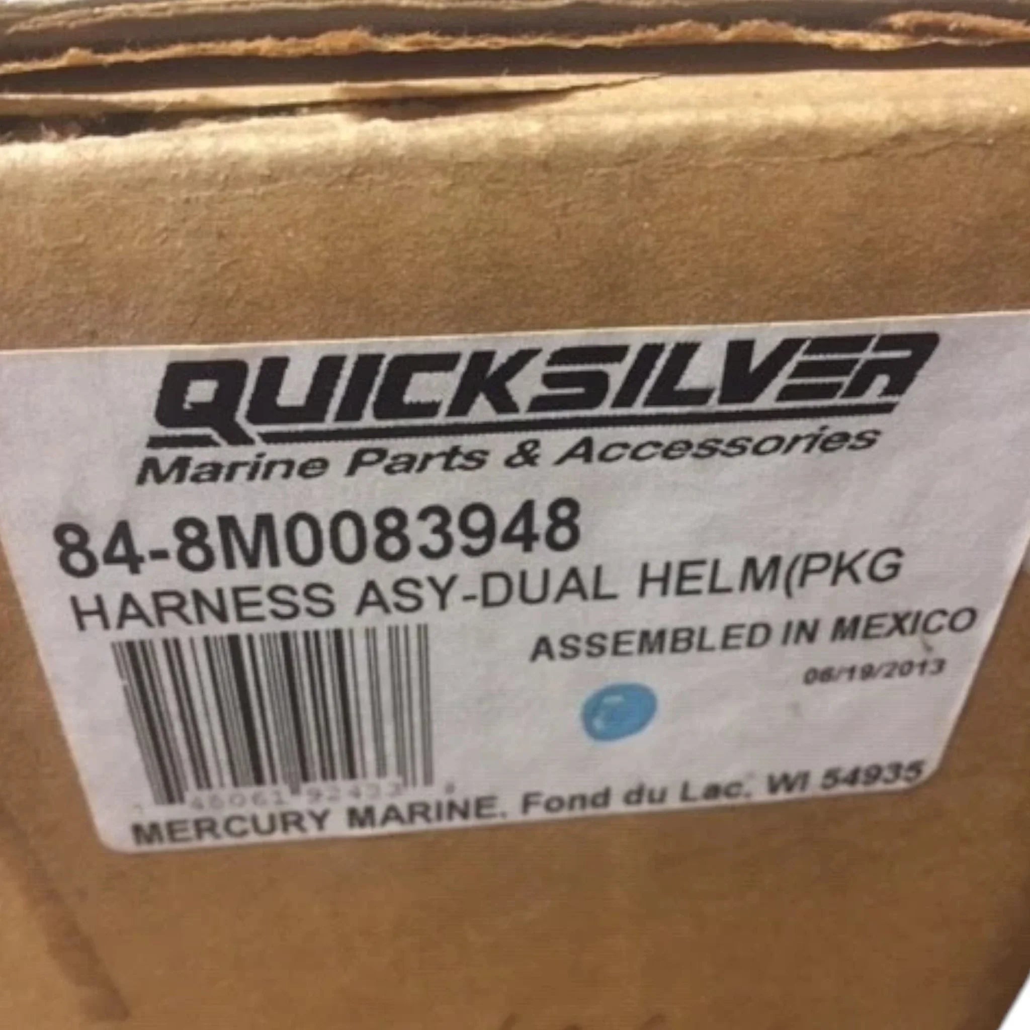 84-8M0083948 Genuine Quicksilver Harness Assembly Dual Helm