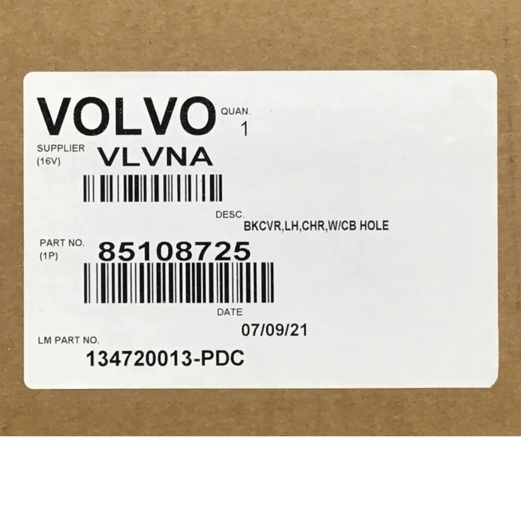 85127723 Genuine Volvo Kit - Truck To Trailer