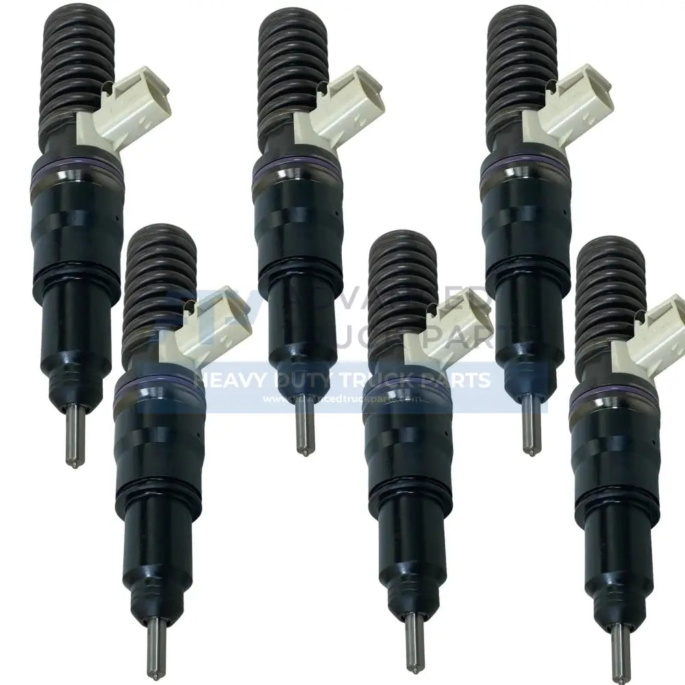 85143384 Genuine Mack Injectors Set Of Six 6 For Volvo D11 Mack Mp7