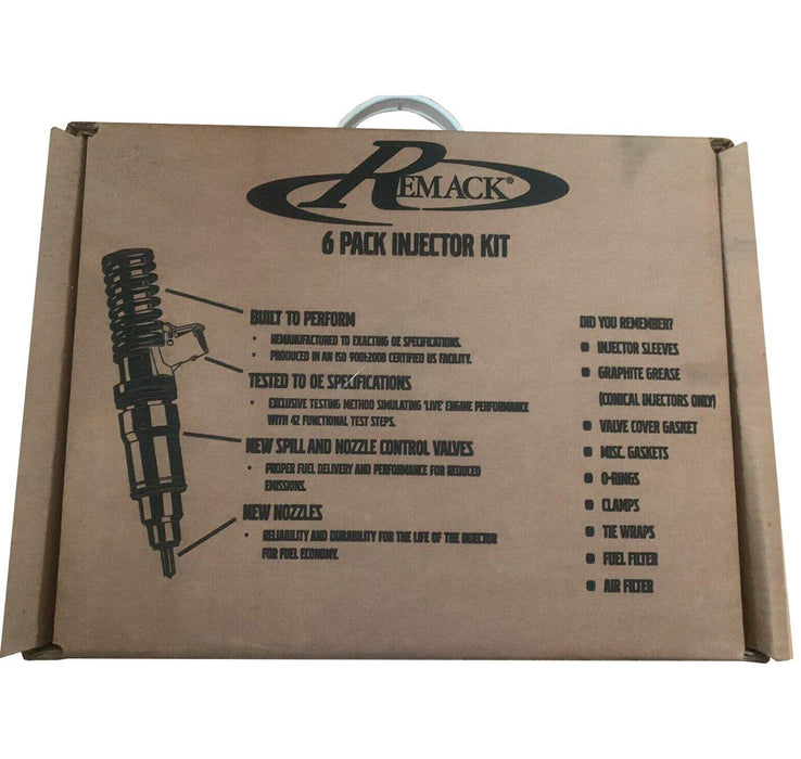 85144514 Genuine Mack Injectors Set Of Six 6 For Volvo D11 Mack Mp7