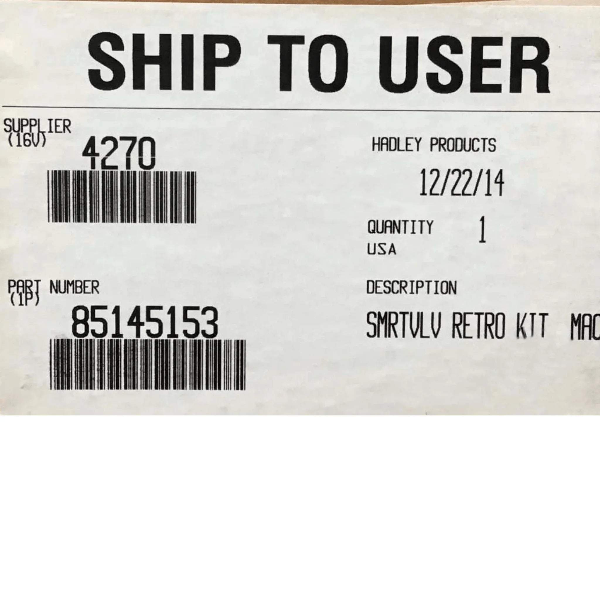 85145153 Genuine Volvo Valve - Truck To Trailer