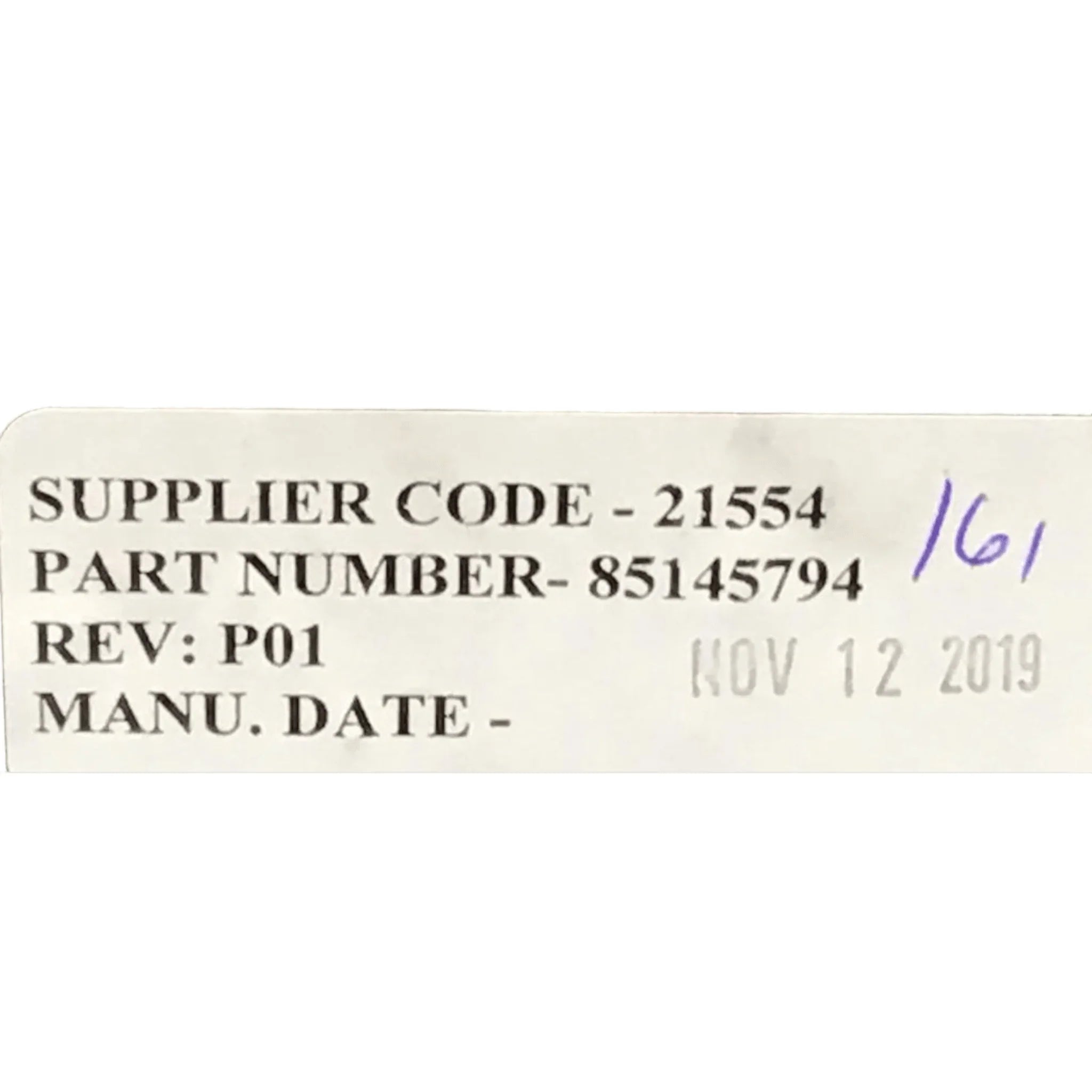 85145794 Genuine Volvo Sun Visor - Truck To Trailer