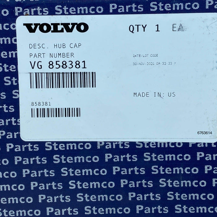 858381 Genuine Volvo 6 Bolt Hub Cup - ADVANCED TRUCK PARTS