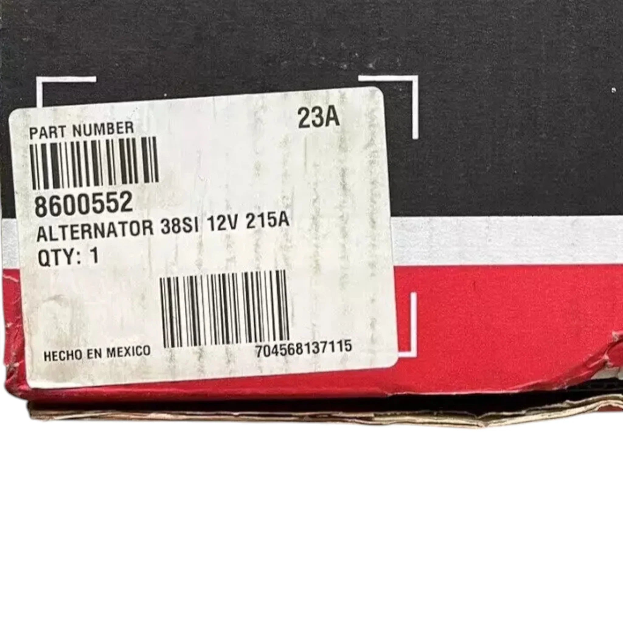 8600552 Genuine Delco Remy Alternator 12V 215A