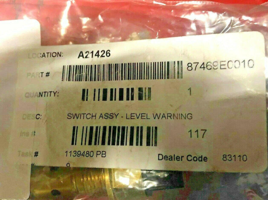 87469E0010 Genuine Hino Level Warning Switch #122