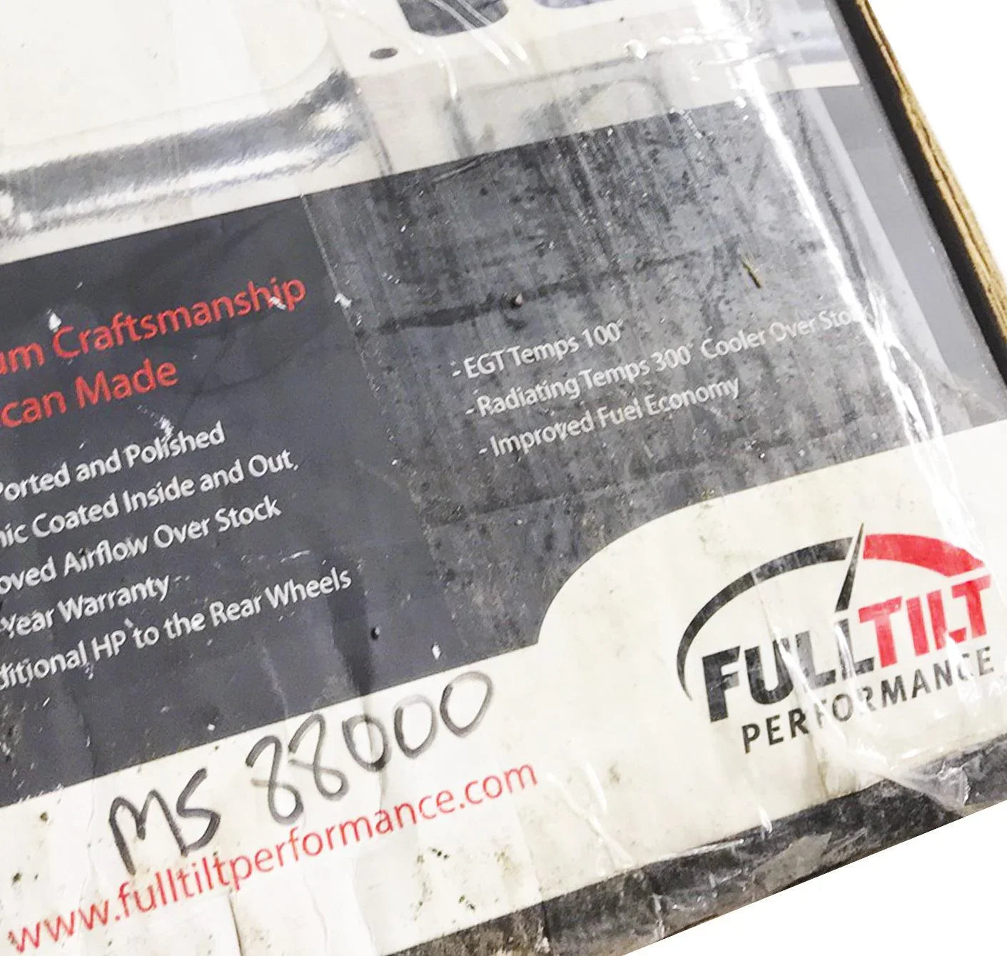 88000 Full Tilt Performance Exhaust Manifold Ceramic Coated For Cat