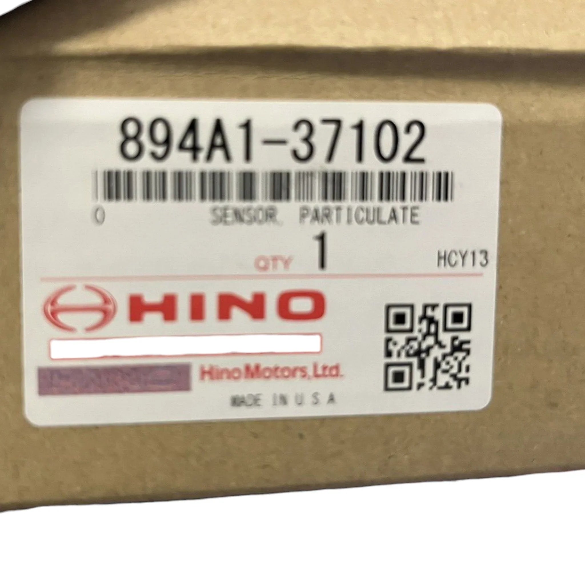 894A137092 Genuine Hino Particulate Matter Sensor