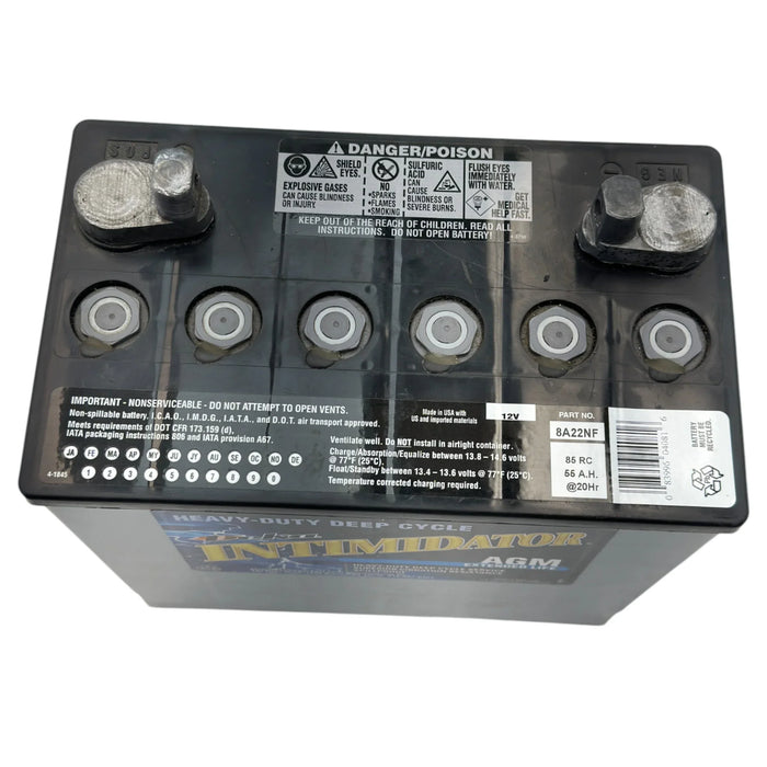 8A22NF Deka AGM Battery 12V 55Ah