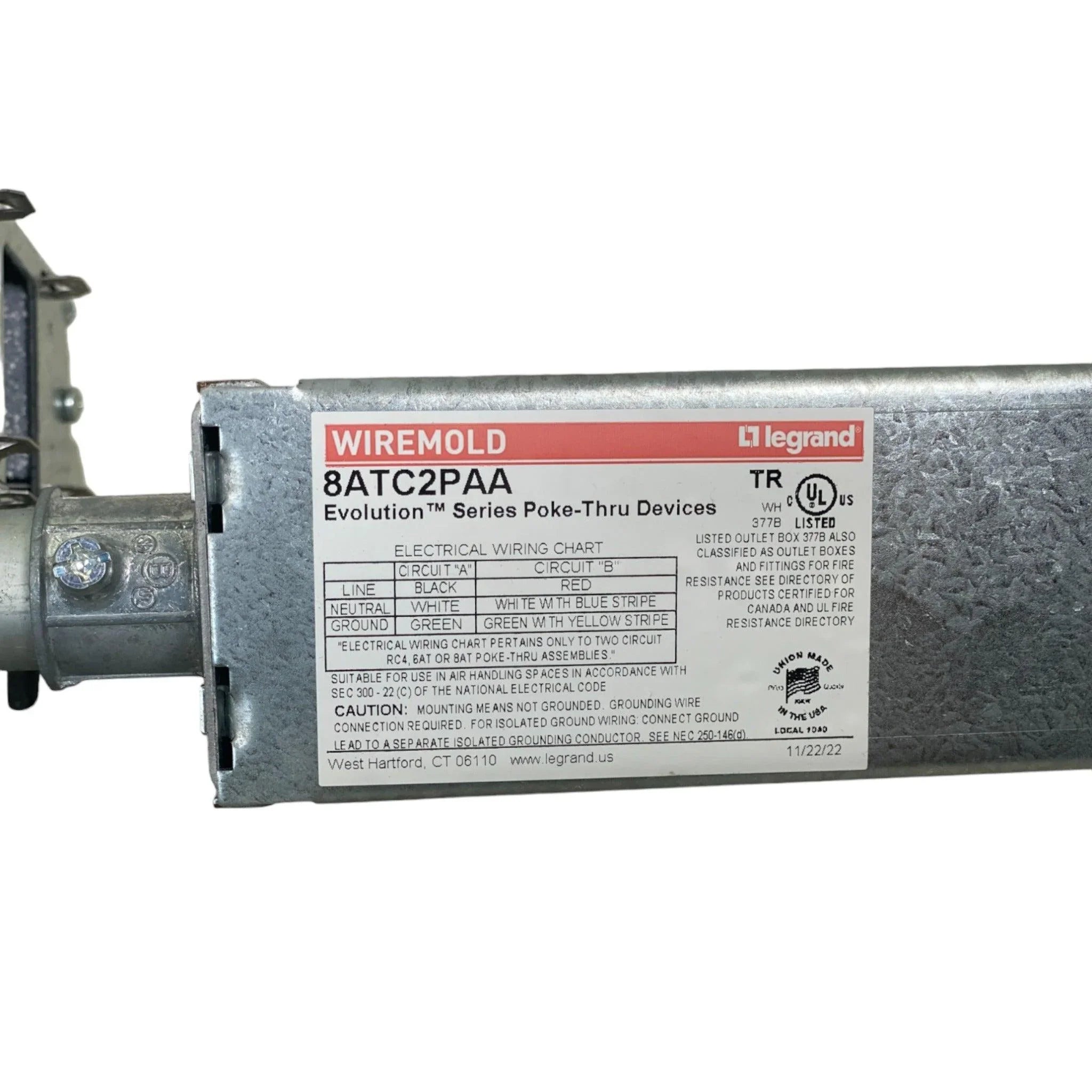 8ATC2PAA Genuine Wiremold 8
