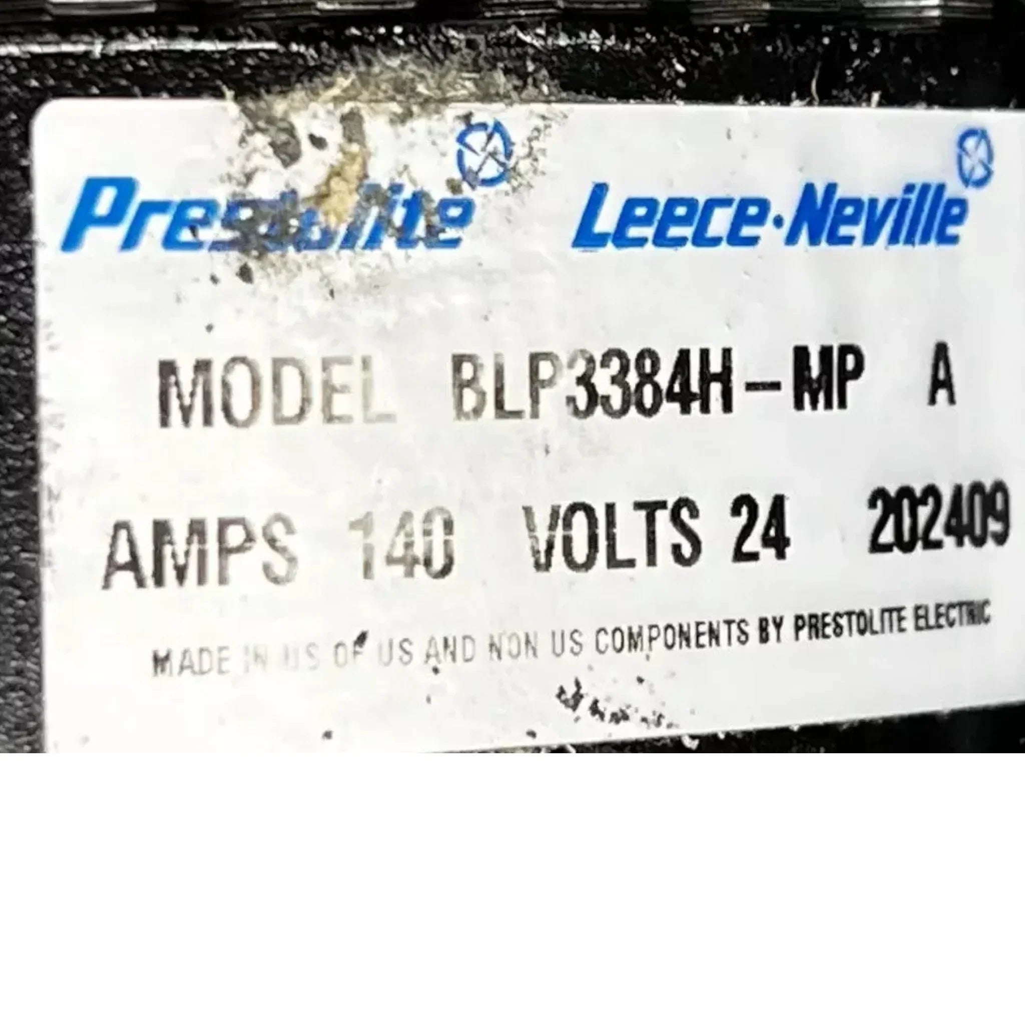 8LP3384-MP Genuine Leece Neville Prestolite Alternator 24V 140A