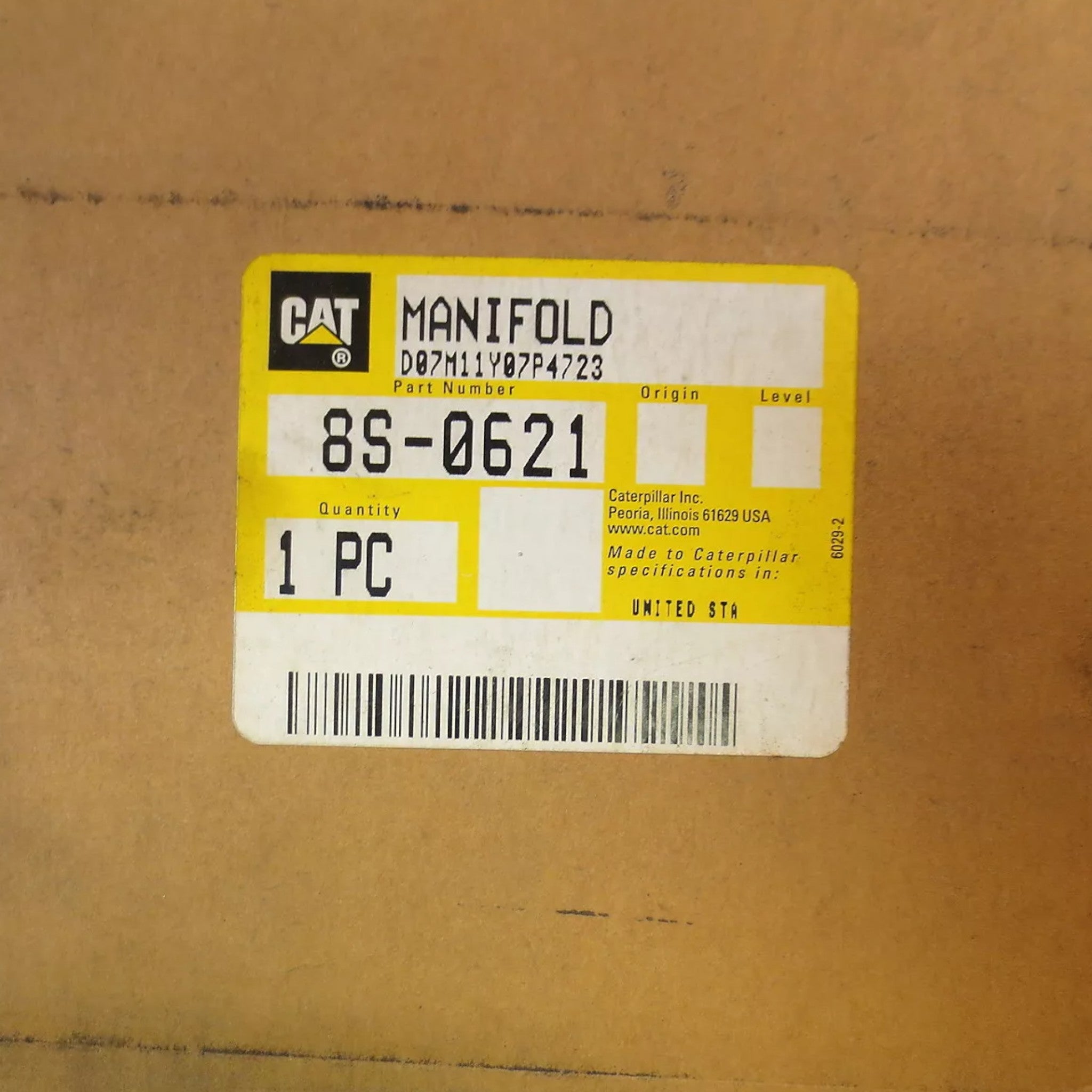 8S0621 Genuine CAT Pump Manifold