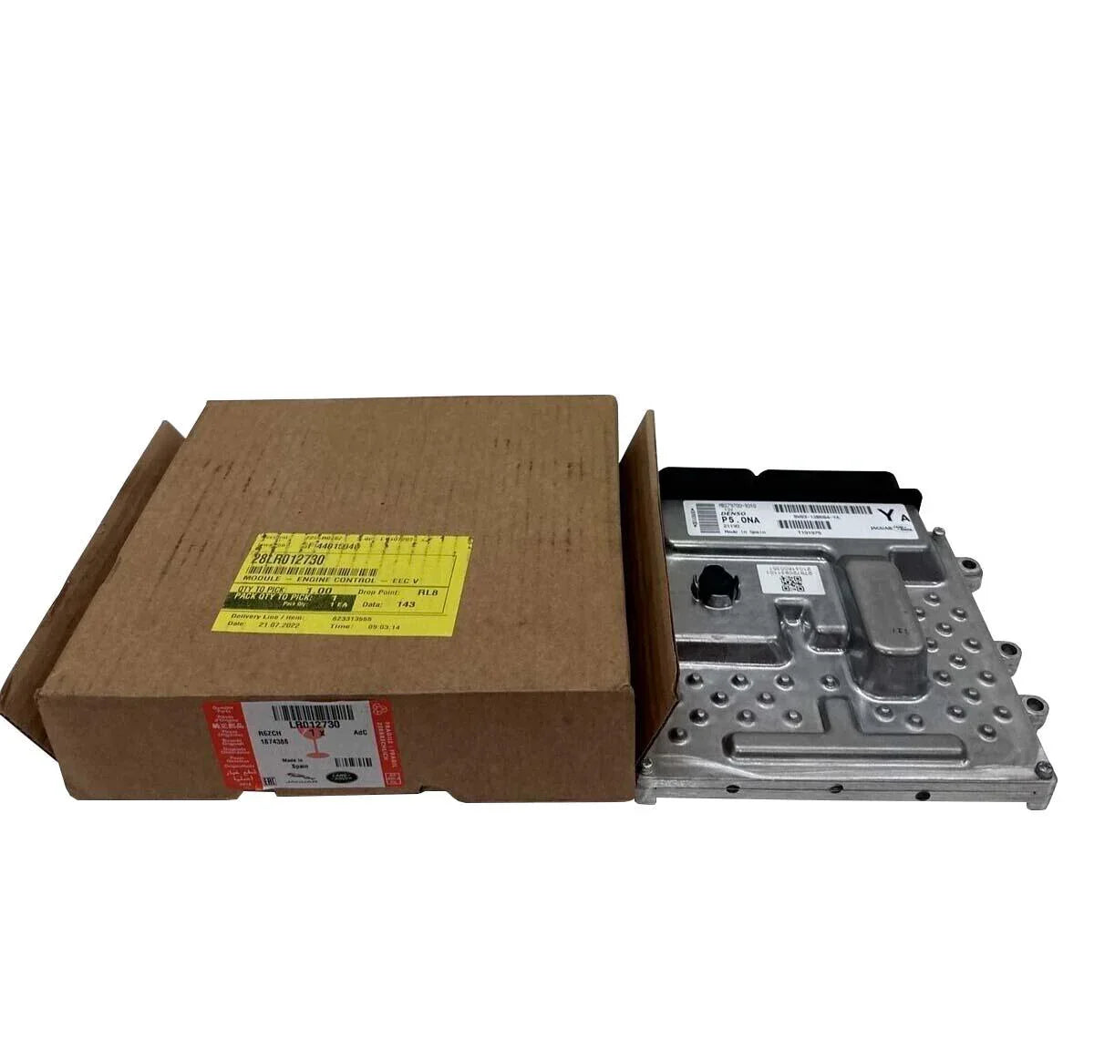 8W8312B684Ya Oem Denso Ecu Ecm For 2010 - 2013 Land Rover Jaguar 5.0L