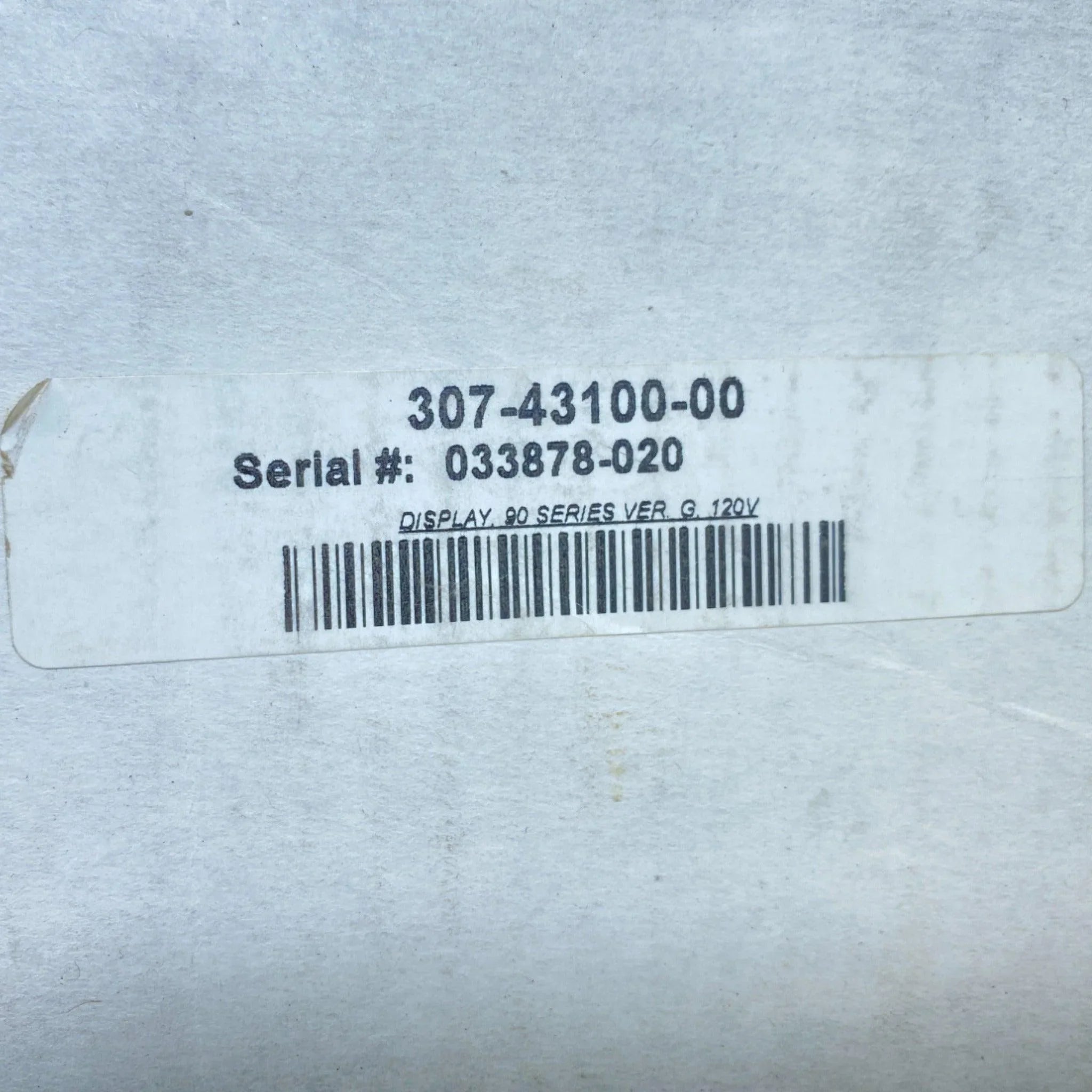 90-9002G3-120 Genuine Sencon Alphanumeric Display