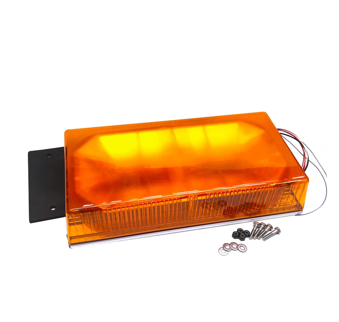 9016Led-Aa-A Star Warning® Amber Led Strobe Beacon Mini Bar Light Lamp Plow Tow - ADVANCED TRUCK PARTS