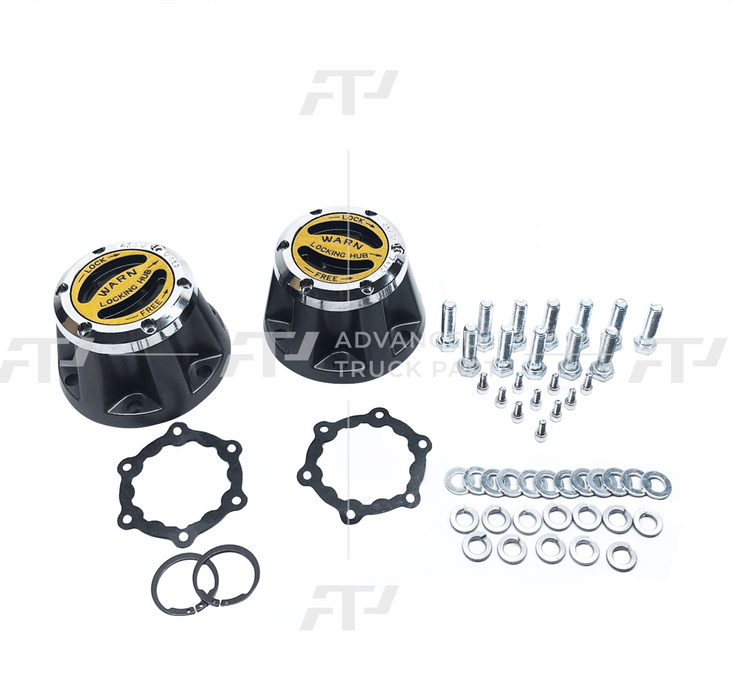 9072 Warn® 19 Spline Axle Manual Locking Hub Kit Hubs 4Wd Dana 44 Gm Ford Dodge - ADVANCED TRUCK PARTS