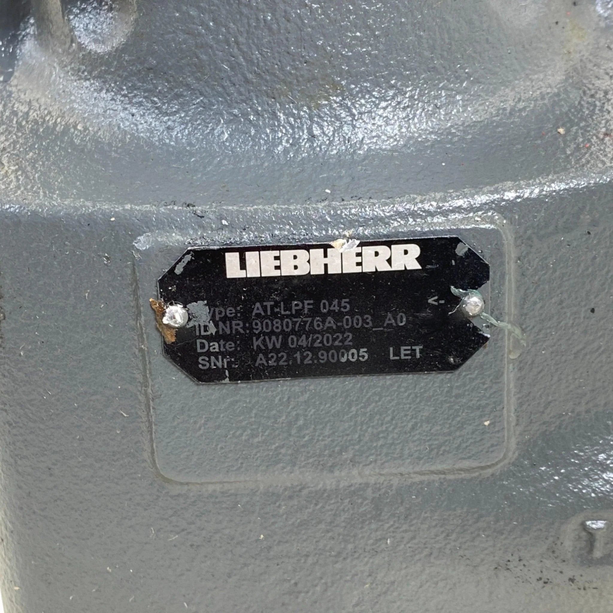 9080776 Liebherr Hydraulic Pump
