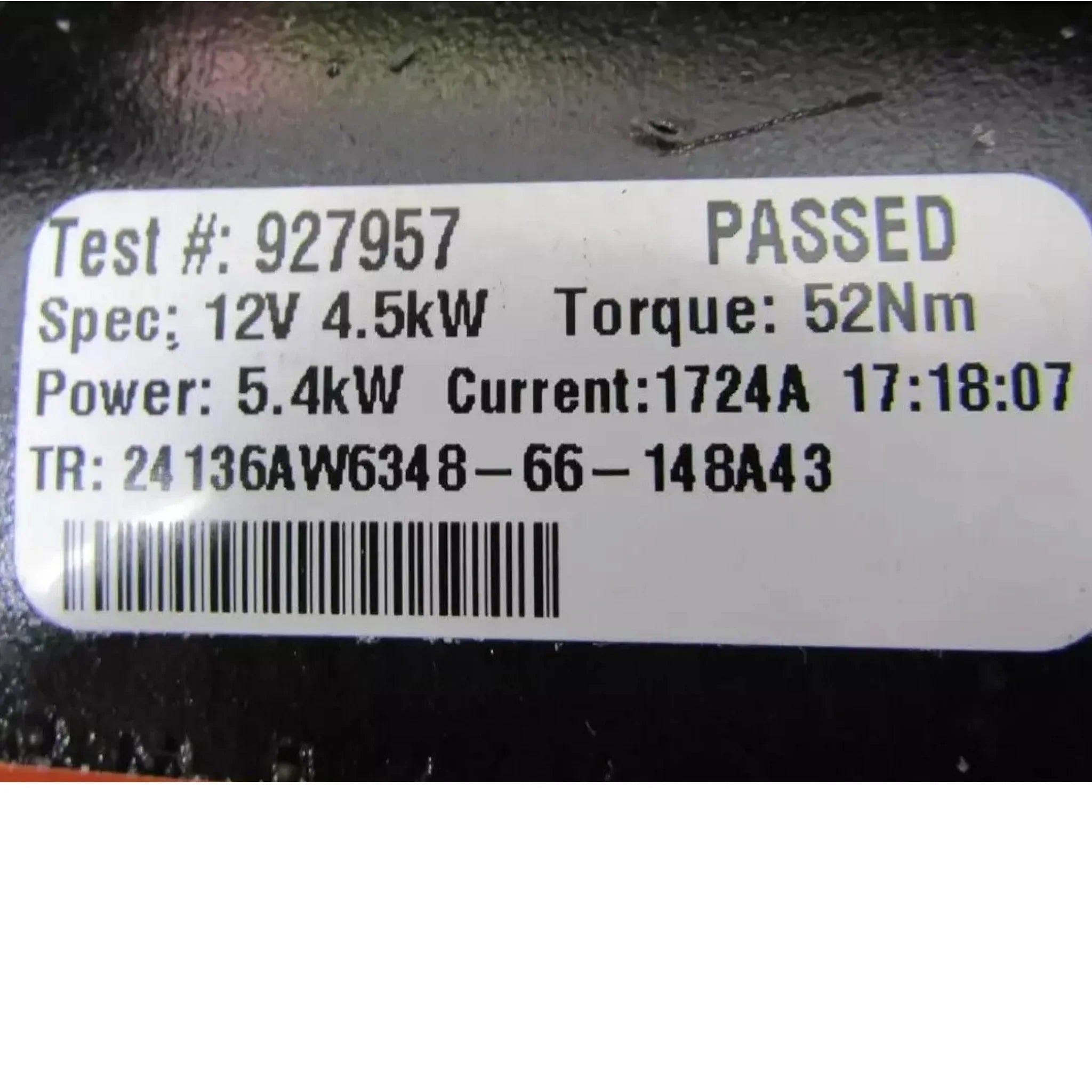 91-01-4168 Genuine Wilson Starter Motor 12V