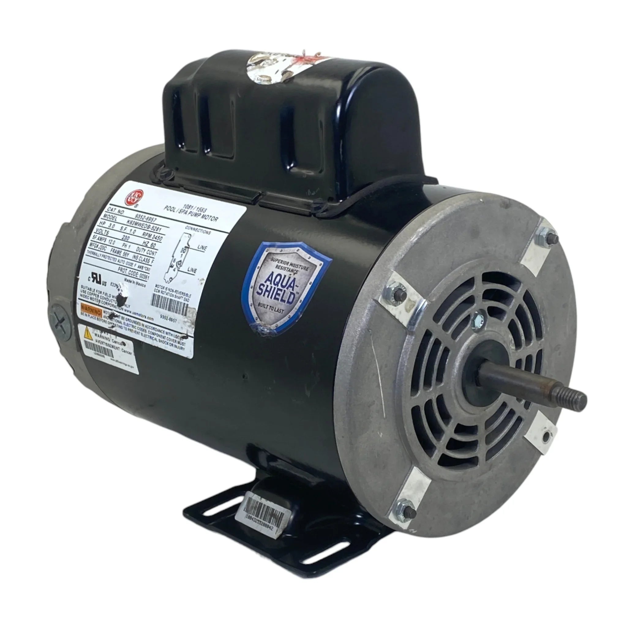 9352-6957 Us Motors Spa Motor K63Mwedb-5281 Model – ADVANCED TRUCK 9352-6957 Us Motors Spa Motor K63Mwedb-5281 Model – ADVANCED TRUCK