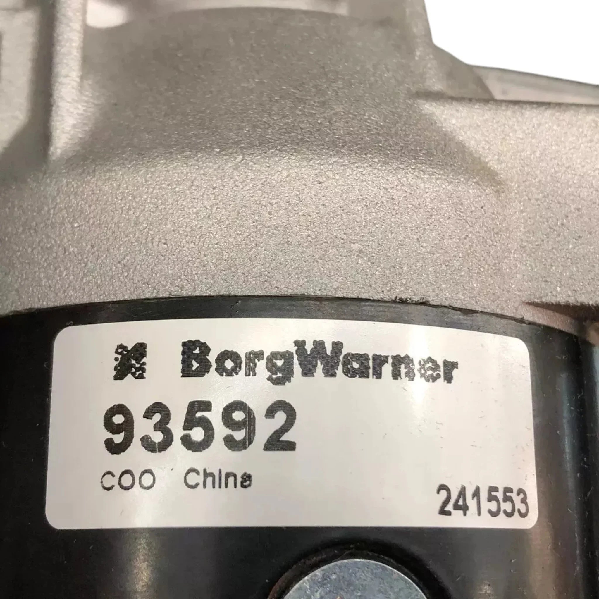DR93592 Genuine Borg Warner Starter Motor 12V 9 Teeth