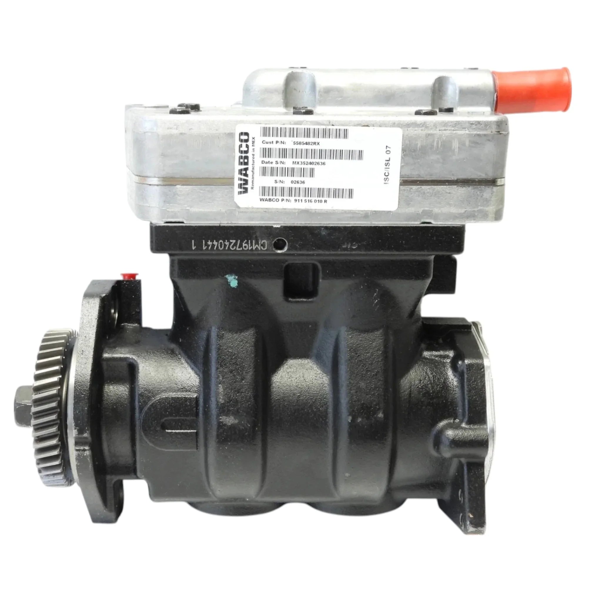 2500150001 Genuine Wabco Air Brake Compressor For Cummins