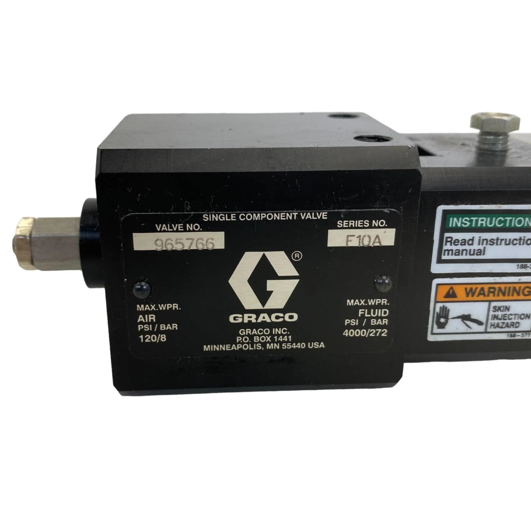 965766 Genuine Graco Dispensing Valve