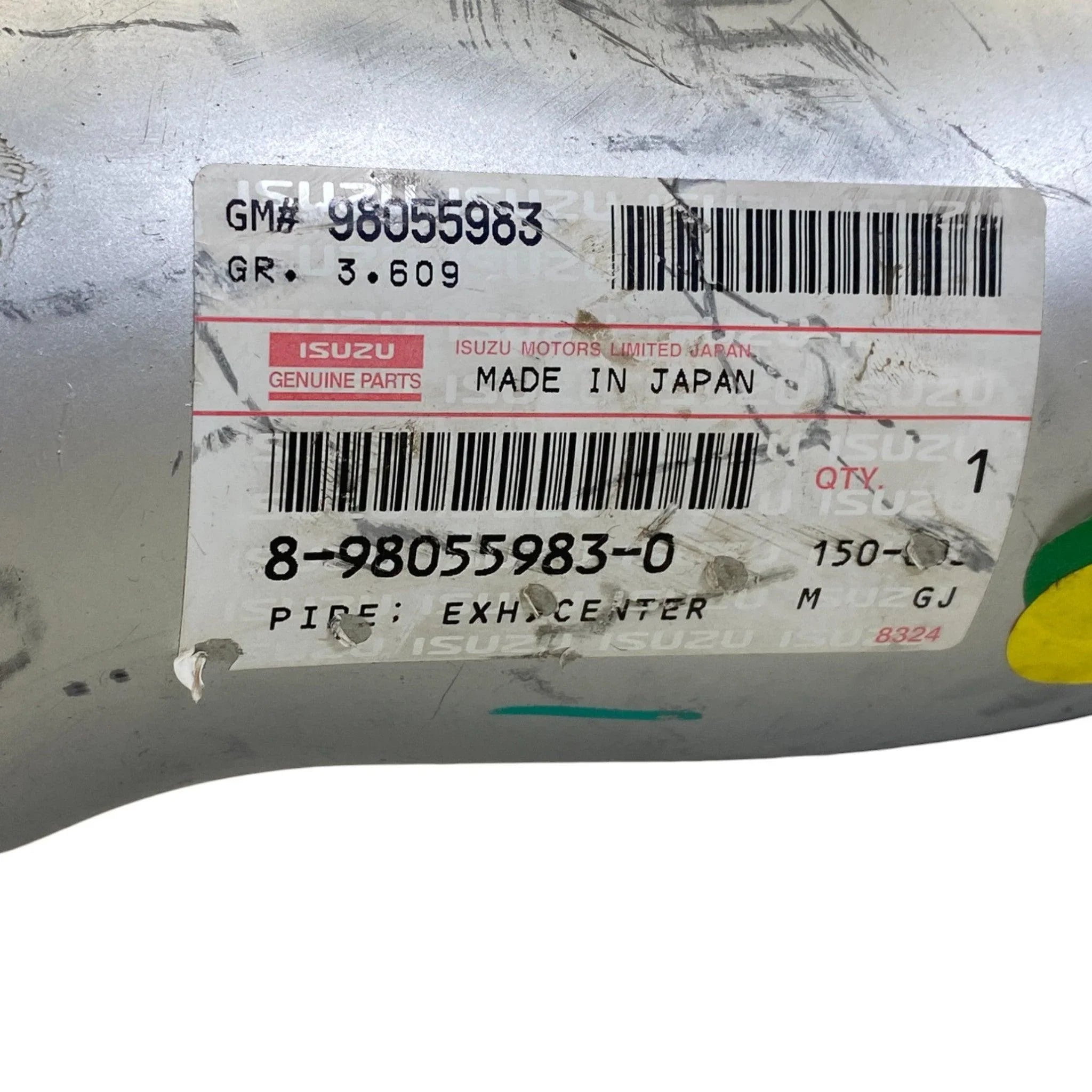 98055983 Genuine Isuzu Flex Converter Pipe For Truck Semi Construction C6500