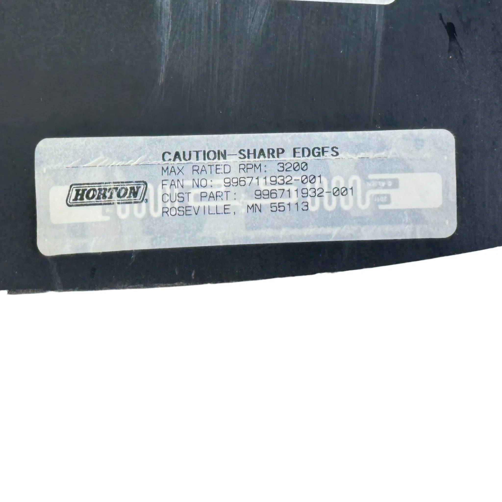 996711932-001 Genuine Horton Engine Cooling Fan Blade