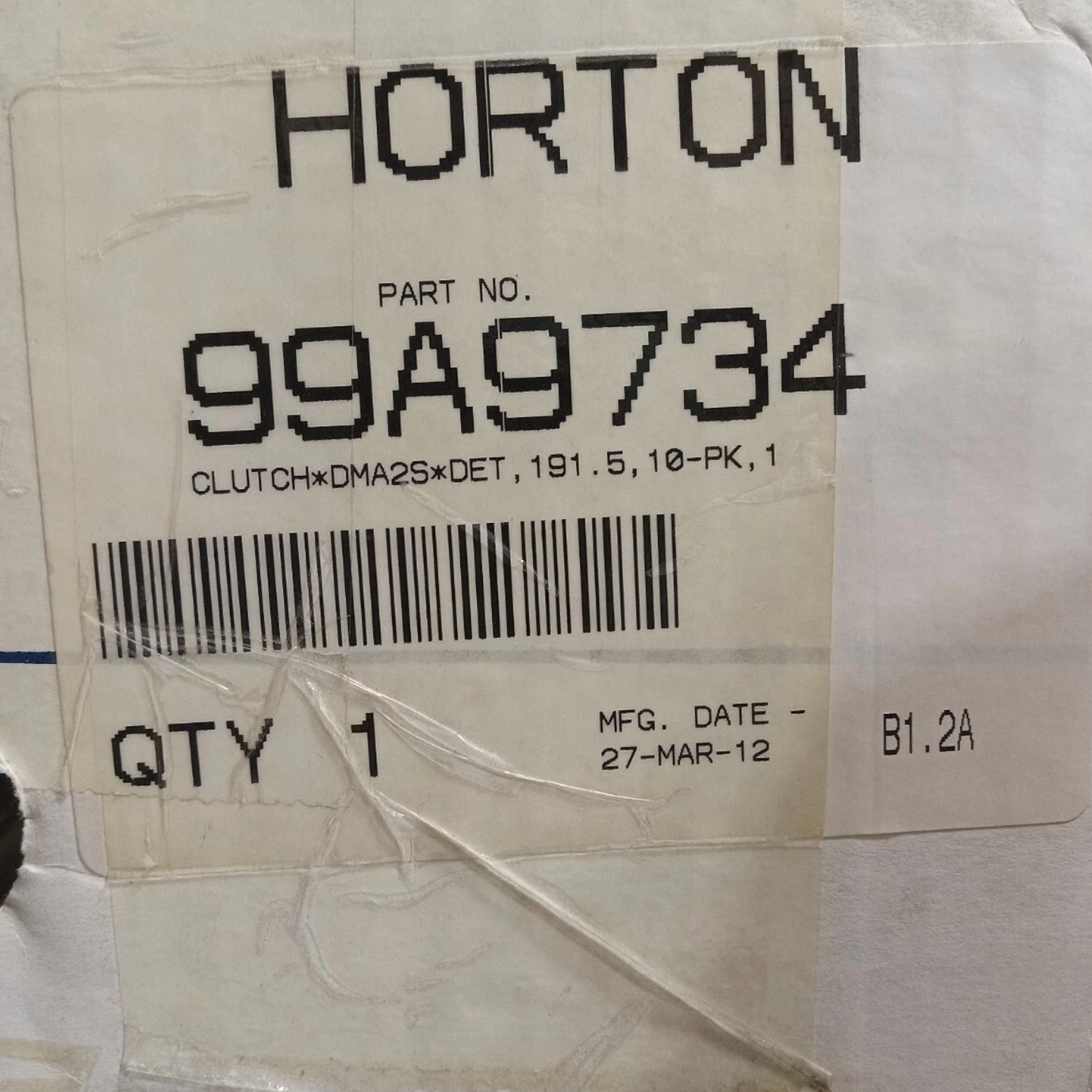 HOR 99A9734 Genuine Horton Engine Cooling Fan Clutch