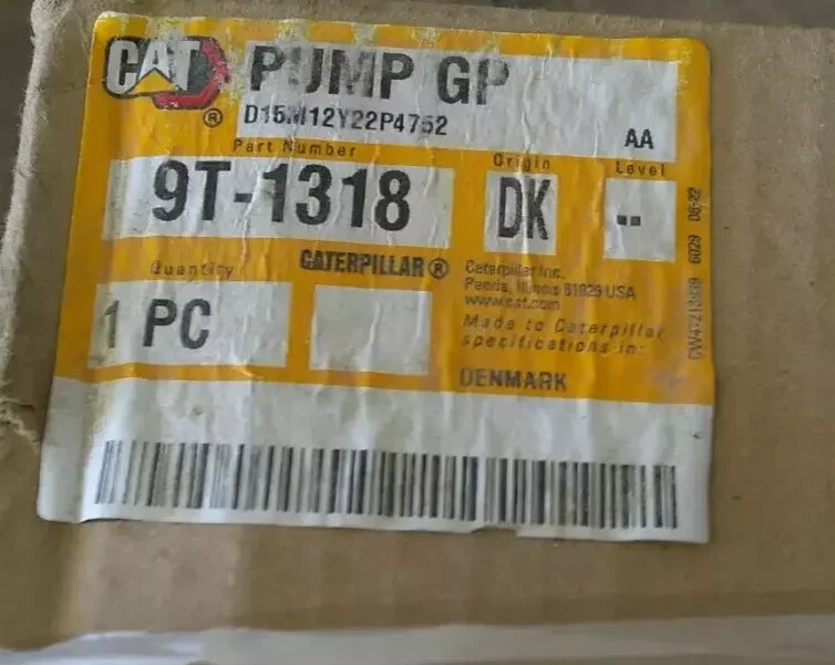 9T1318 Genuine Cat Displacement Gear Pump