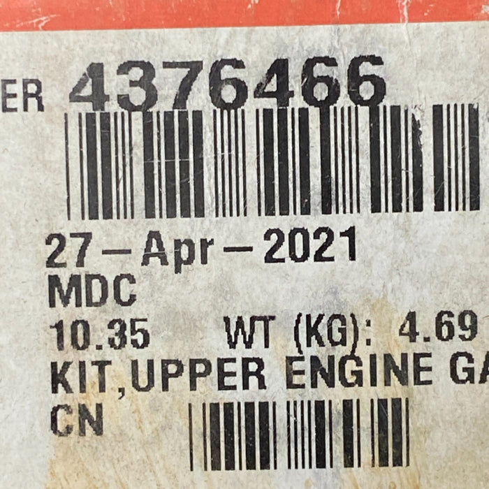 4376466 Genuine Cummins Upper Engine Gasket Kit