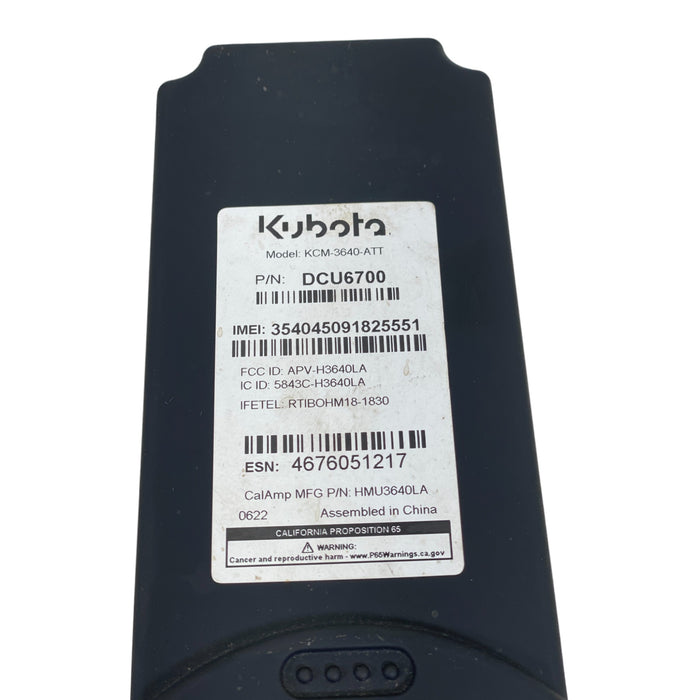 Dcu6700 Genuine Kubota Telematics Modem Kcm-3640