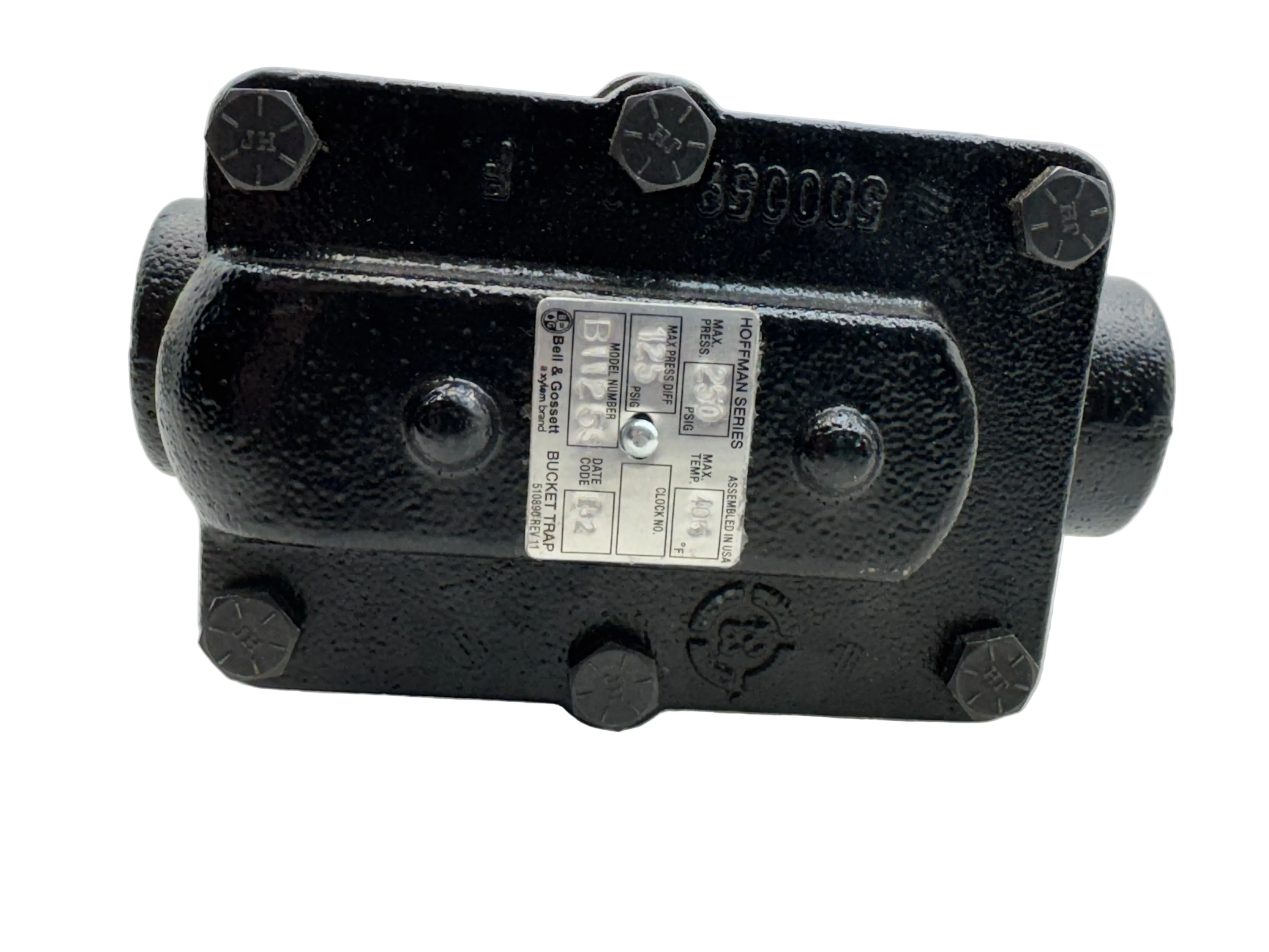 B1125S Hoffman Inverted Bucket Steam Trap W/Strainer 250PSI