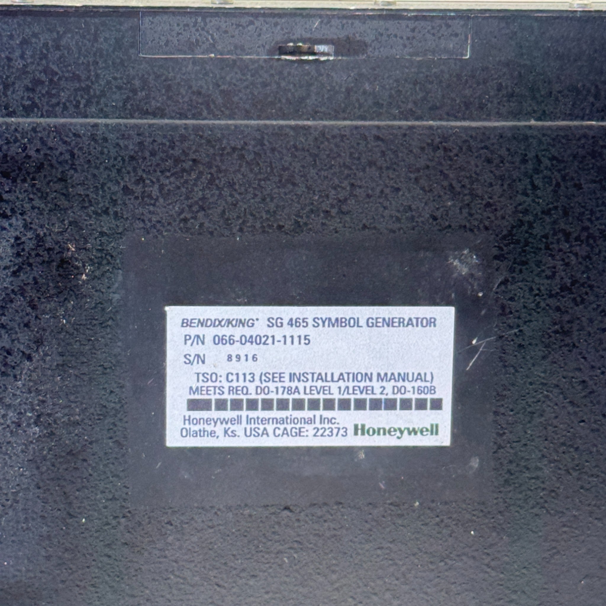 066040211115 Genuine BendixKing Symbol Generator