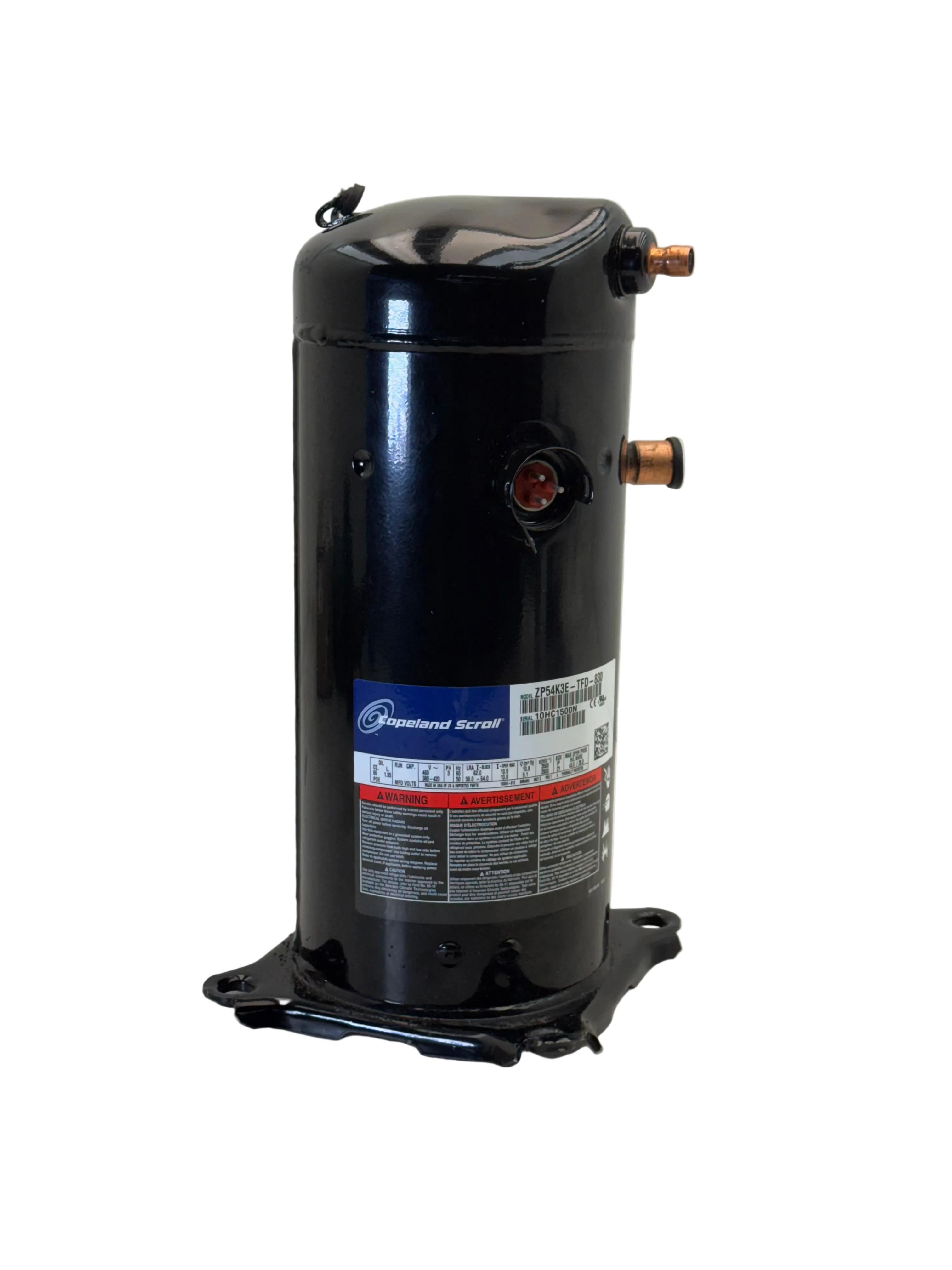 ZP54K3E-TFD-830 Copeland Scroll Compressor 460V