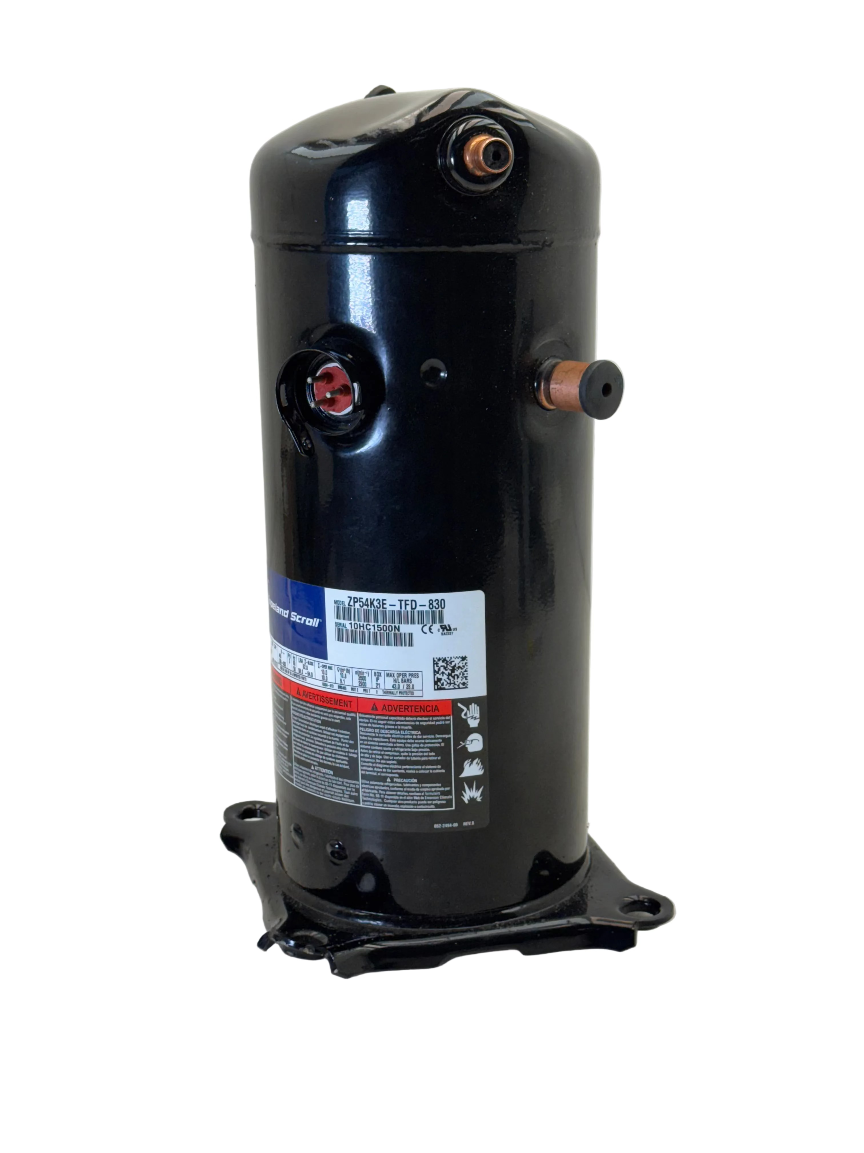 ZP54K3E-TFD-830 Copeland Scroll Compressor 460V