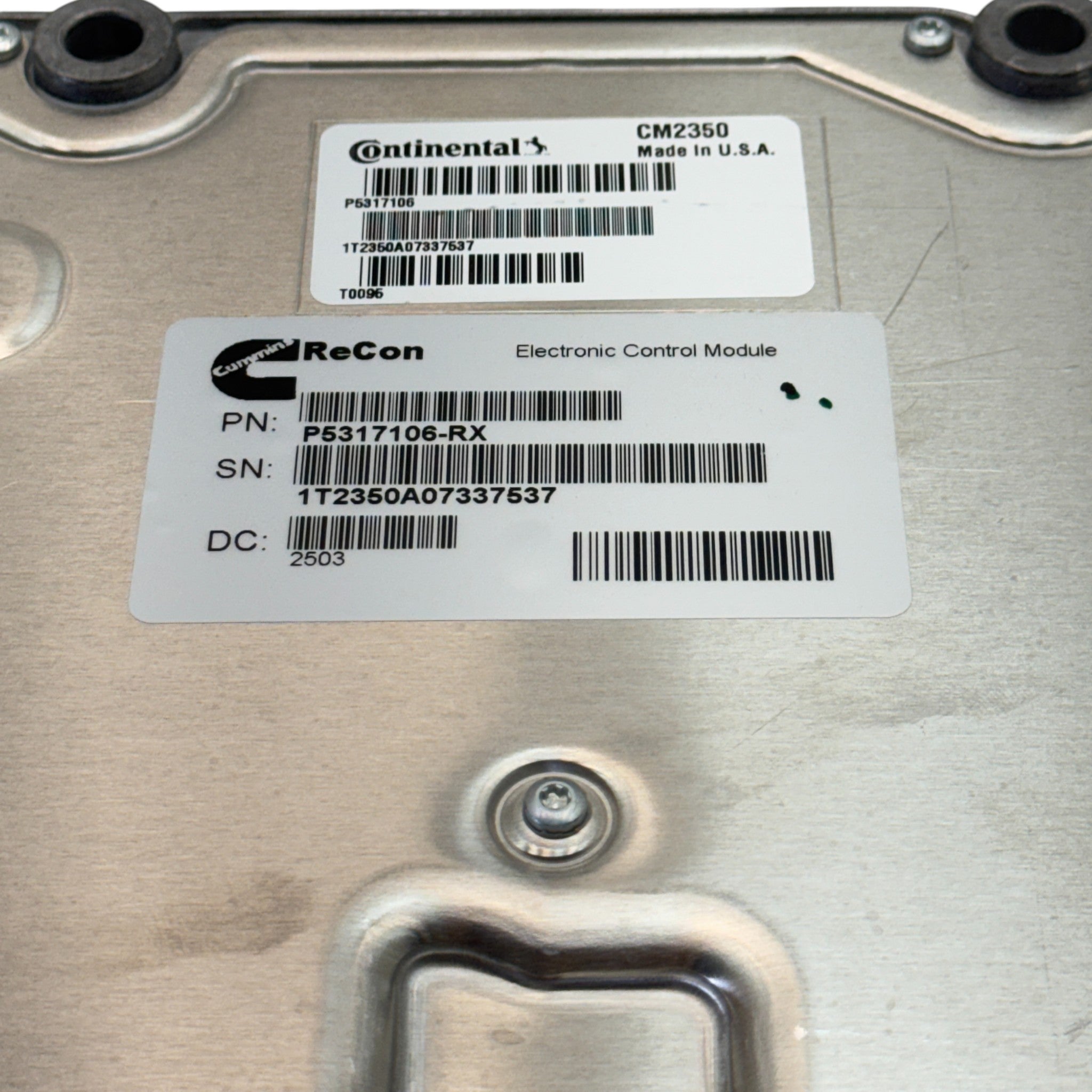 5317106 Genuine Cummins Ecm Mcm Engine Motor Control Module