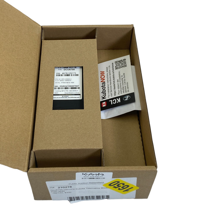 Dcu6700 Genuine Kubota Telematics Modem Kcm-3640