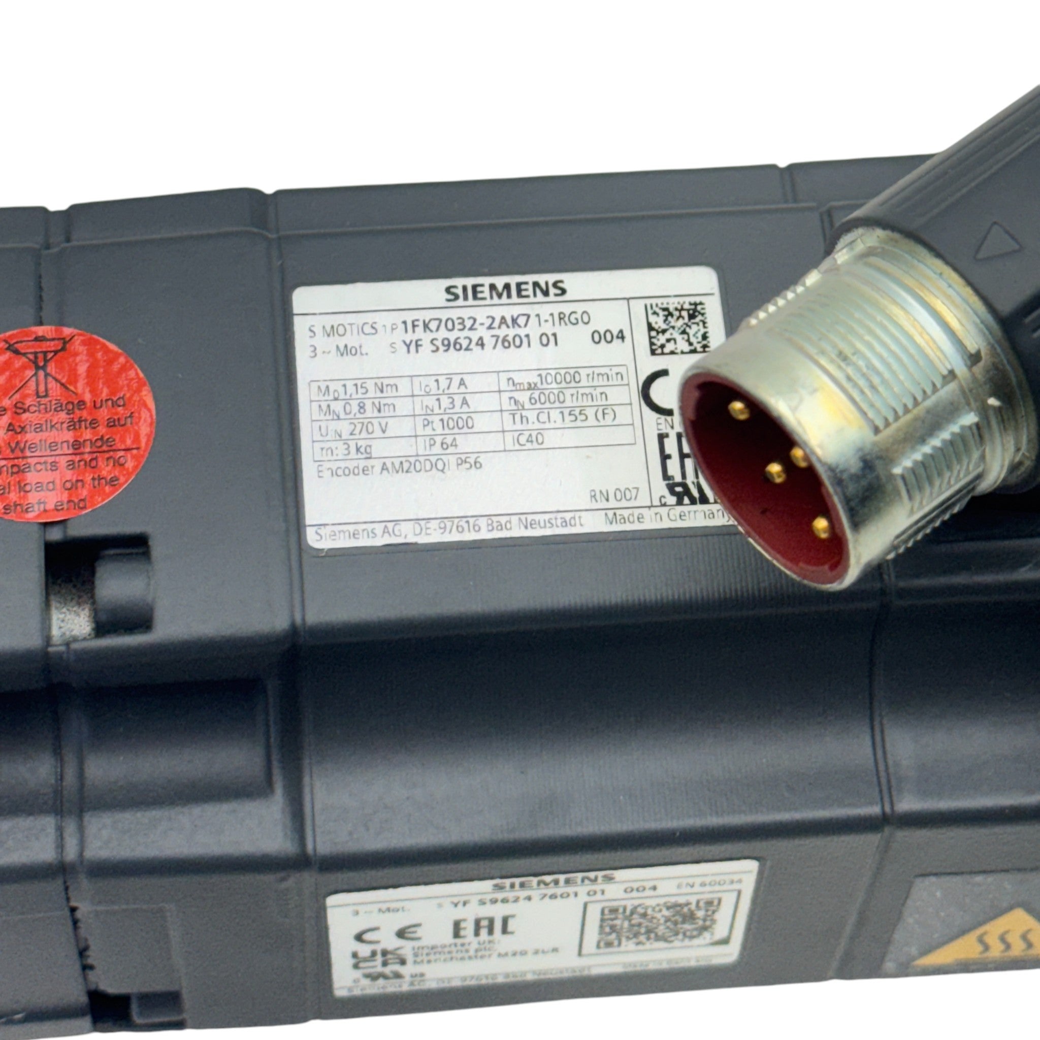1FK7032-2AK71-1RG0 Genuine Siemens Synchronous Motor