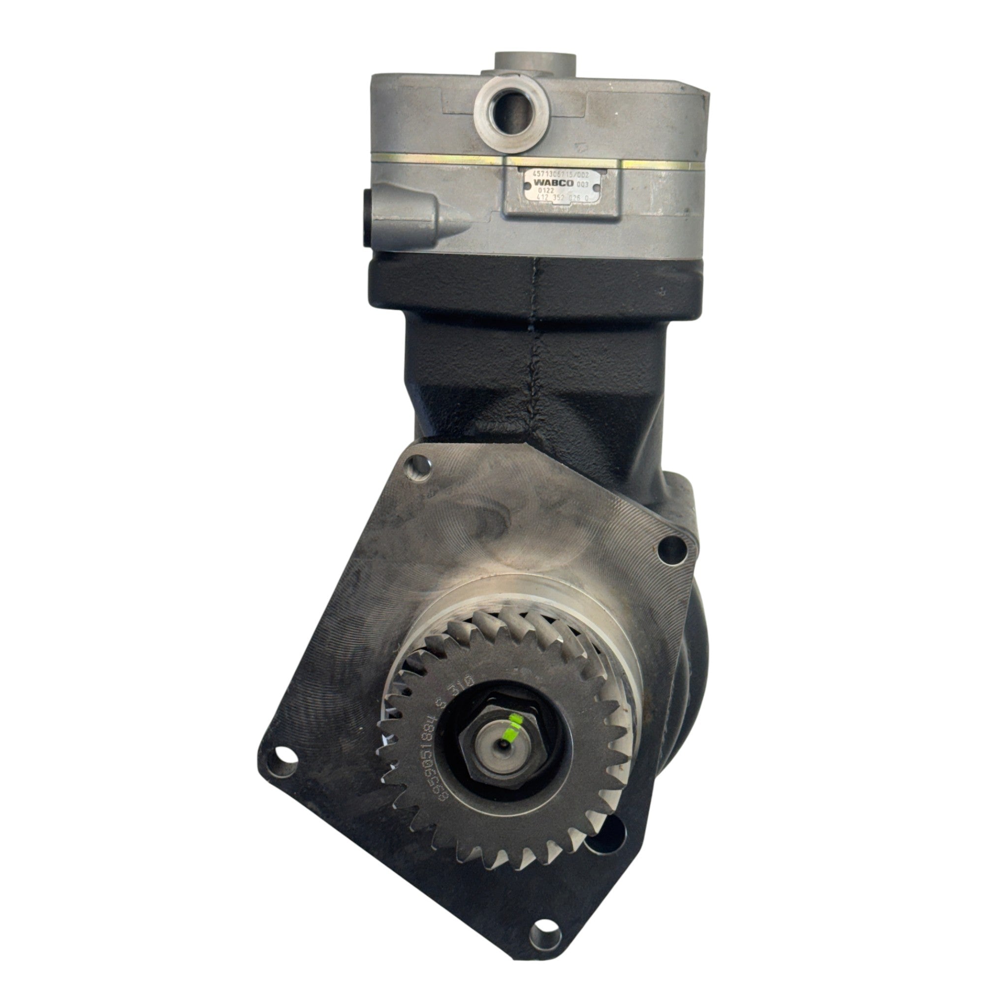 4123520260 Genuine Wabco Single-Cylinder compressor 352 cc Flange Mounted