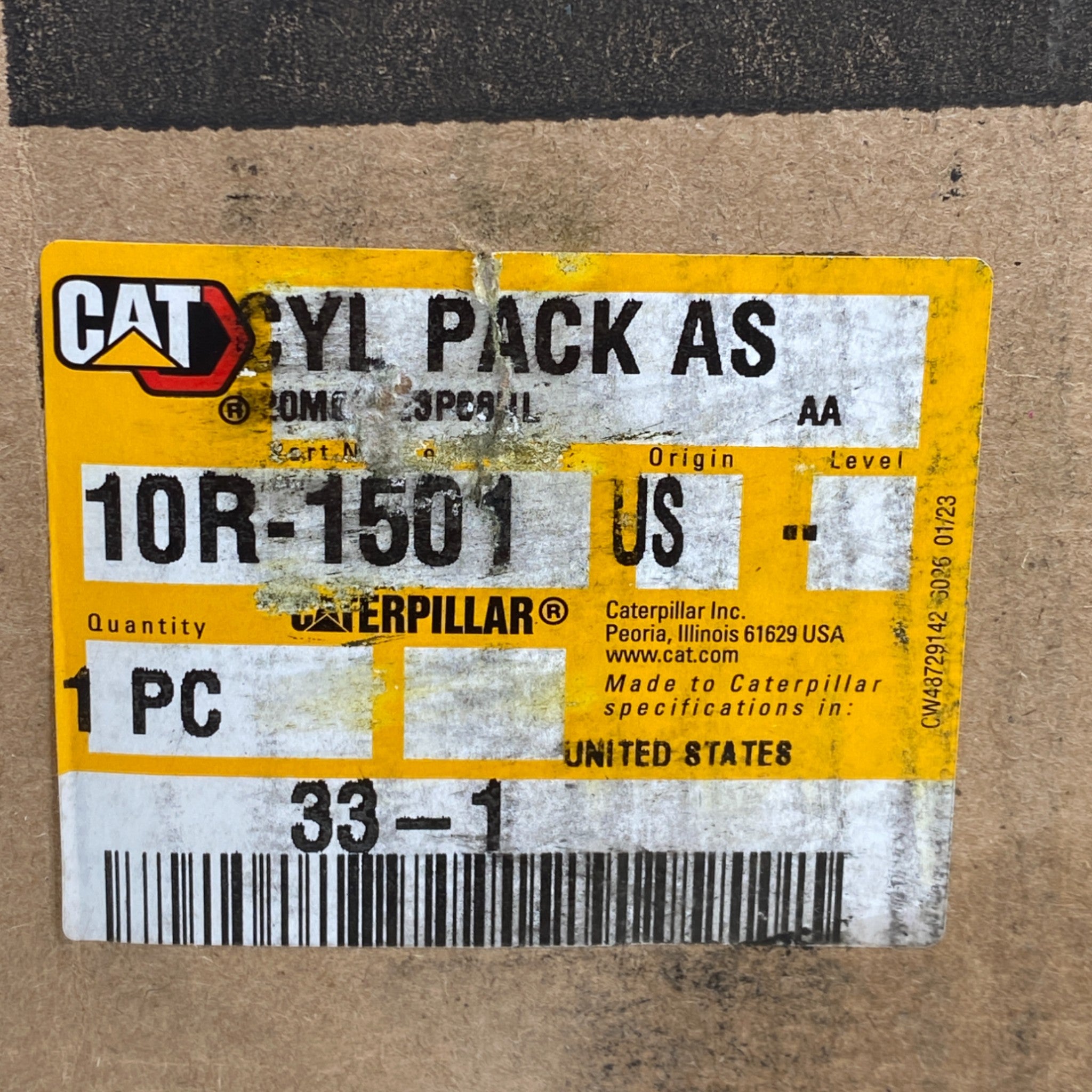 10R-1501 Genuine Cat Cylinder Pack