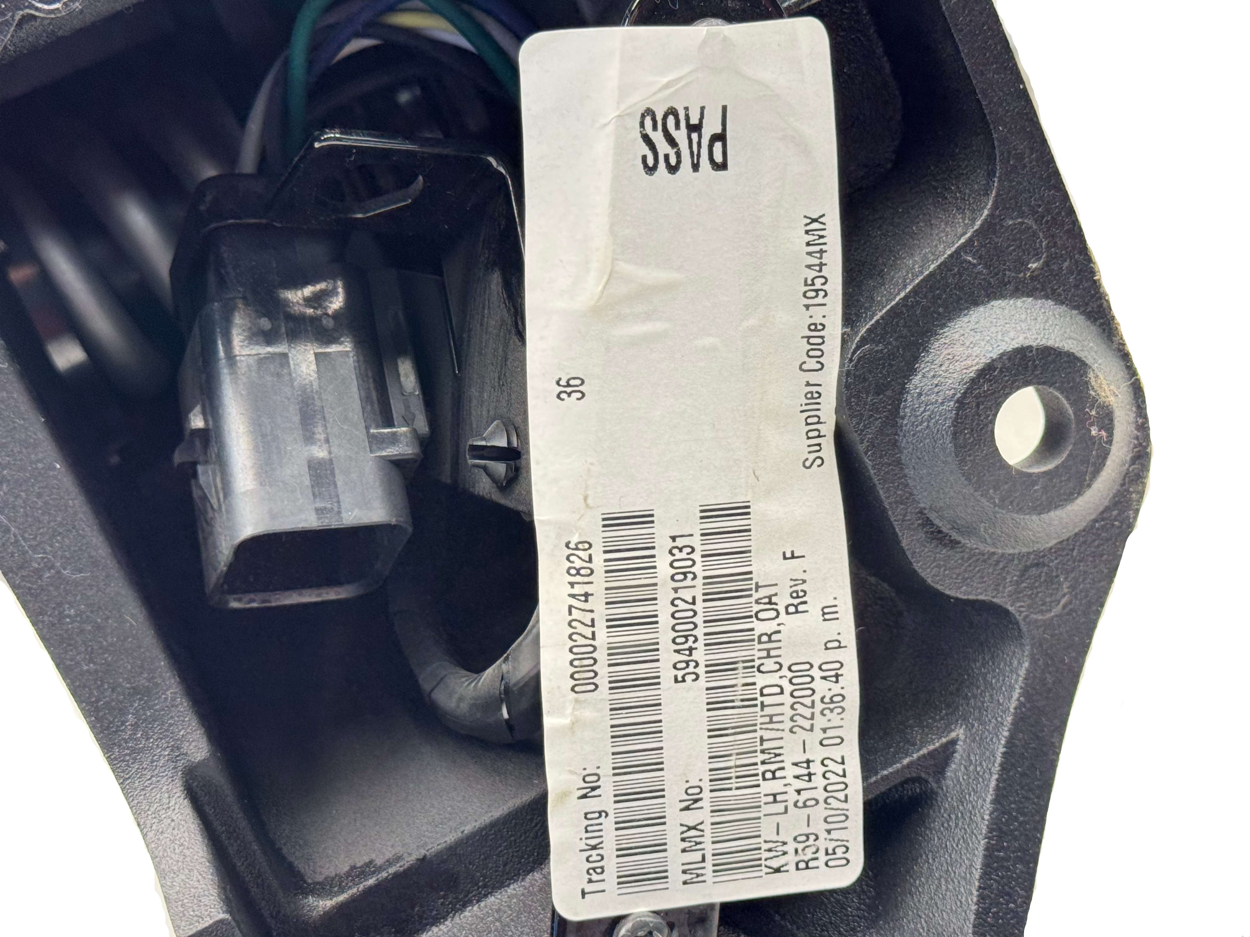 R59-6144-222000 Genuine Kenworth Left Medium Duty Mirror Assembly