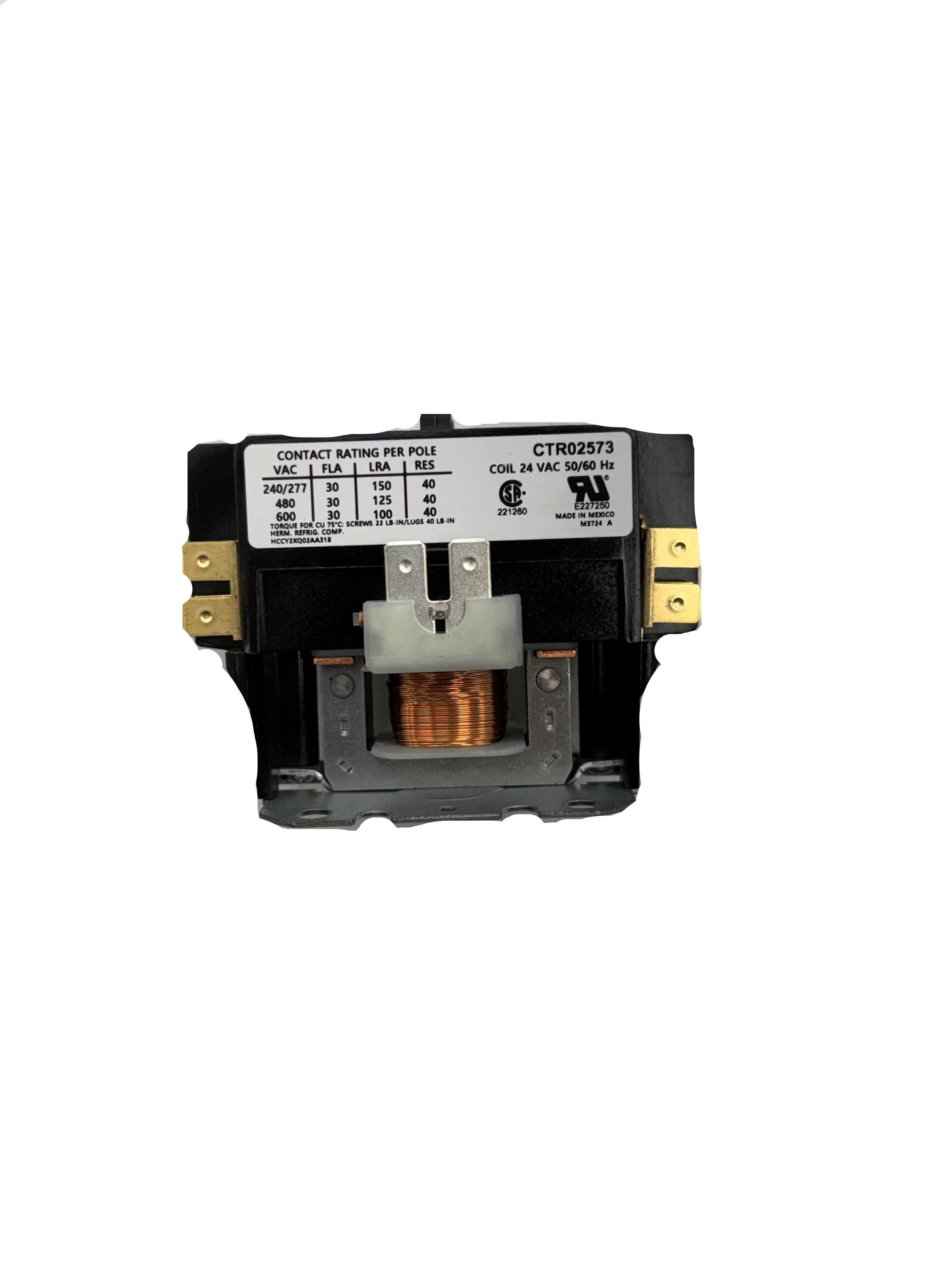 CTR02573 Trane 2-Pole Contactor