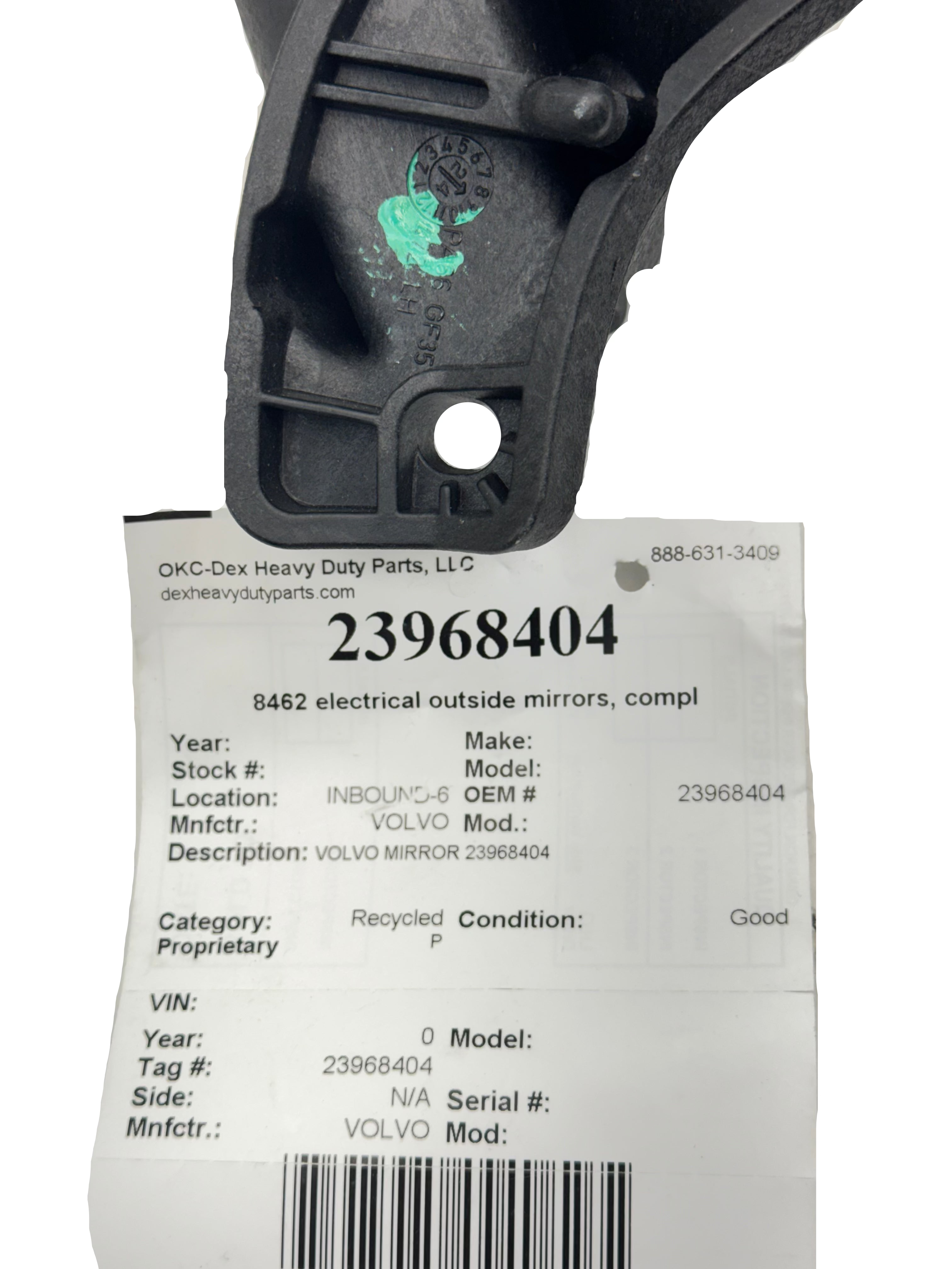 23968404 Genuine Volvo Cab Mirror Assembly Left Hand