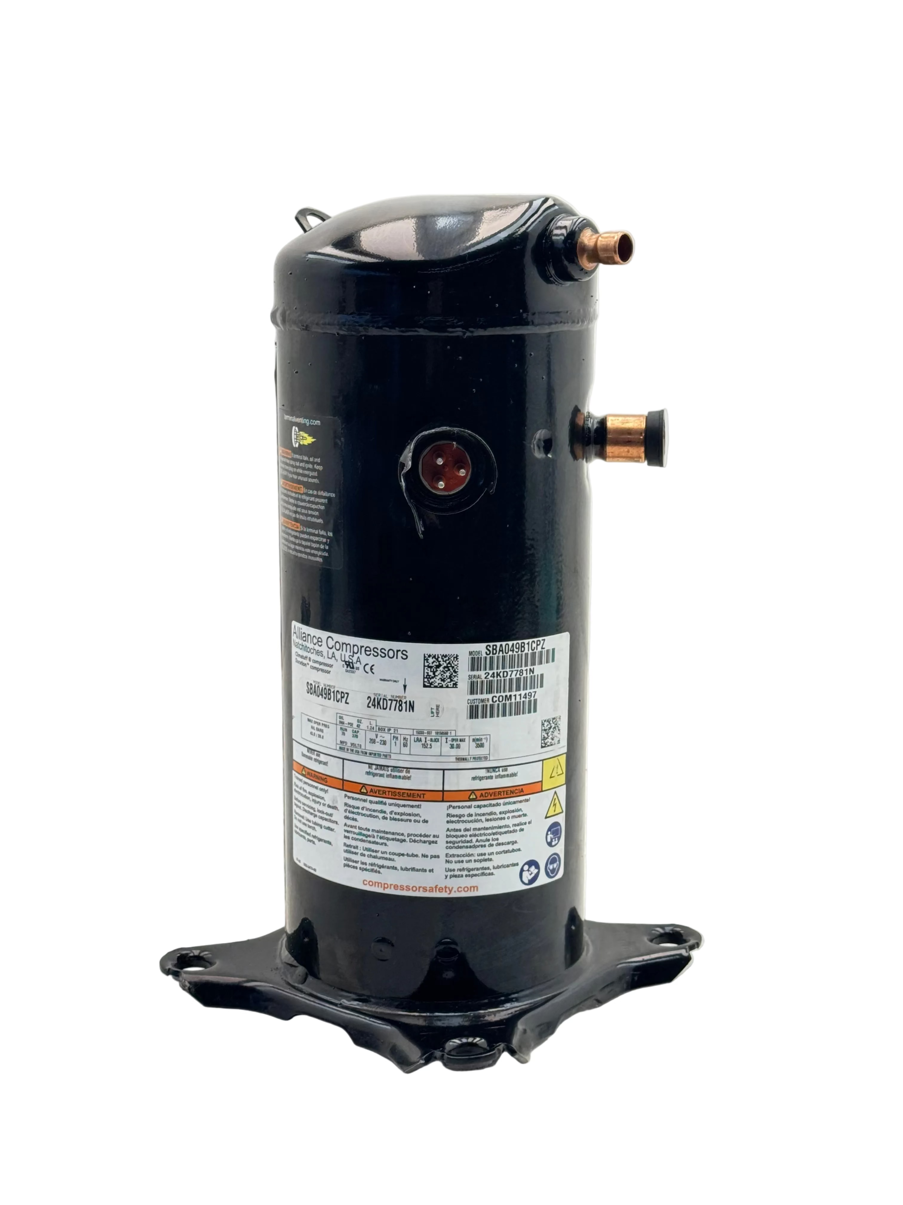 SBA049B1CPZ Trane Scroll Compressor