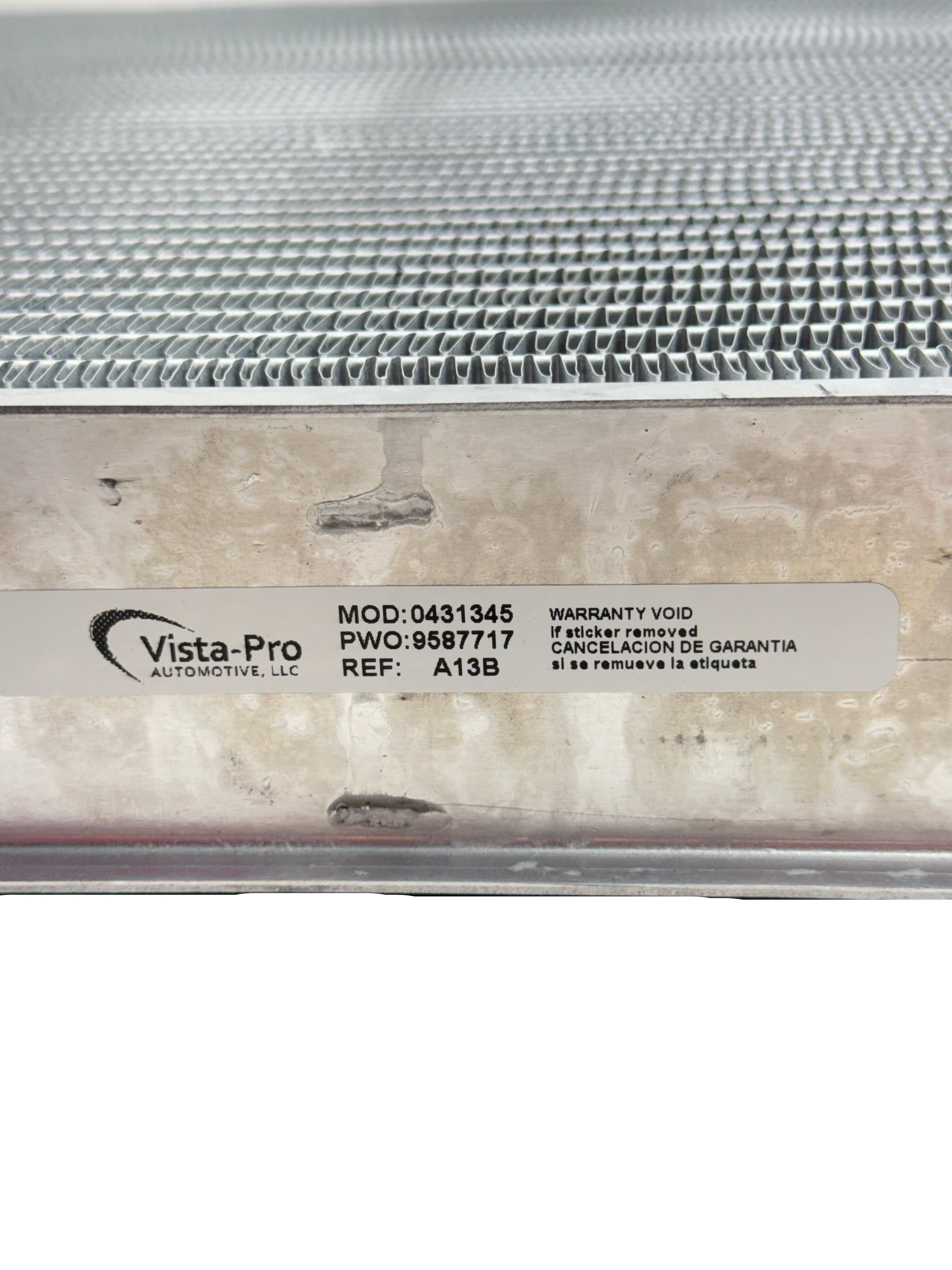 431345 Vista Pro Radiator