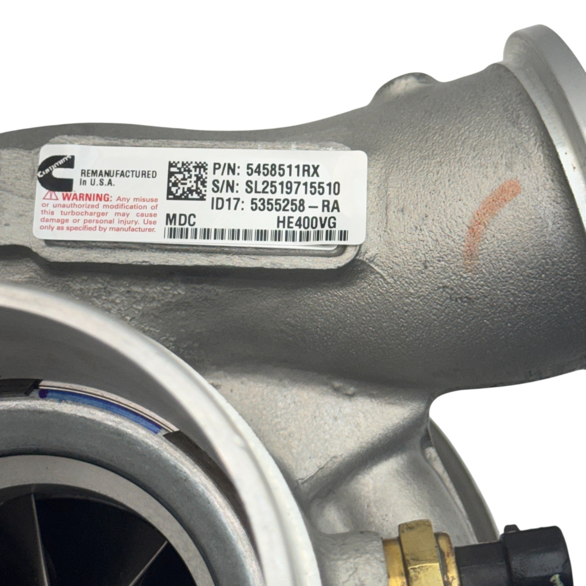 5457051 Genuine Cummins Turbocharger HE400VG