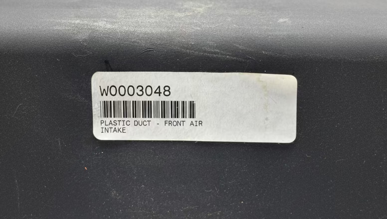 W0003048 Workhorse Plastic Duct - Front Air Intake