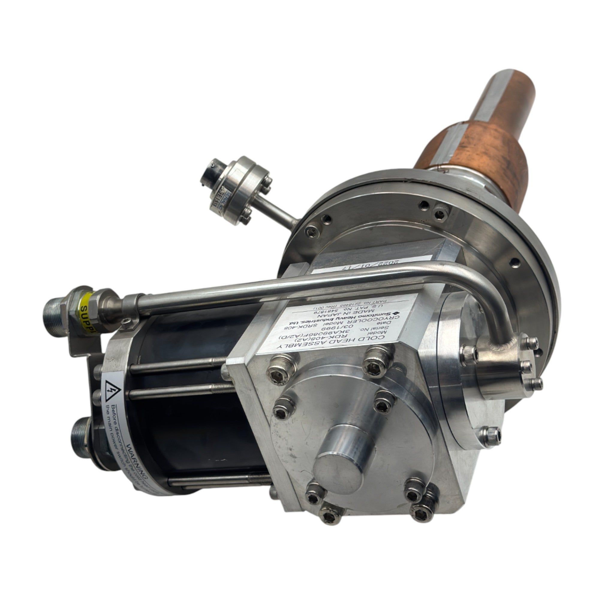 SRDK-408 Sumitomo Cold Head Cryocooler Assembly