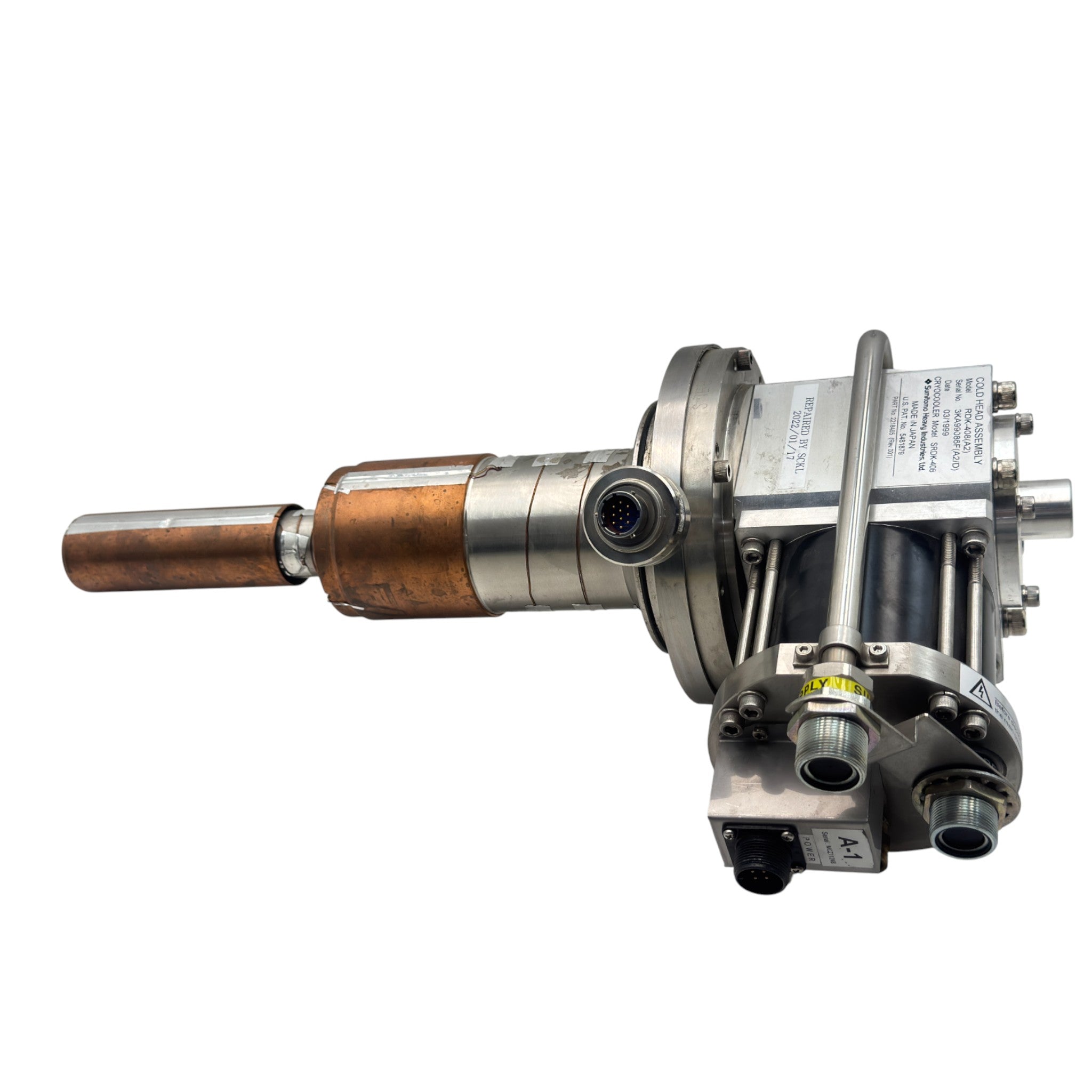 SRDK-408 Sumitomo Cold Head Cryocooler Assembly